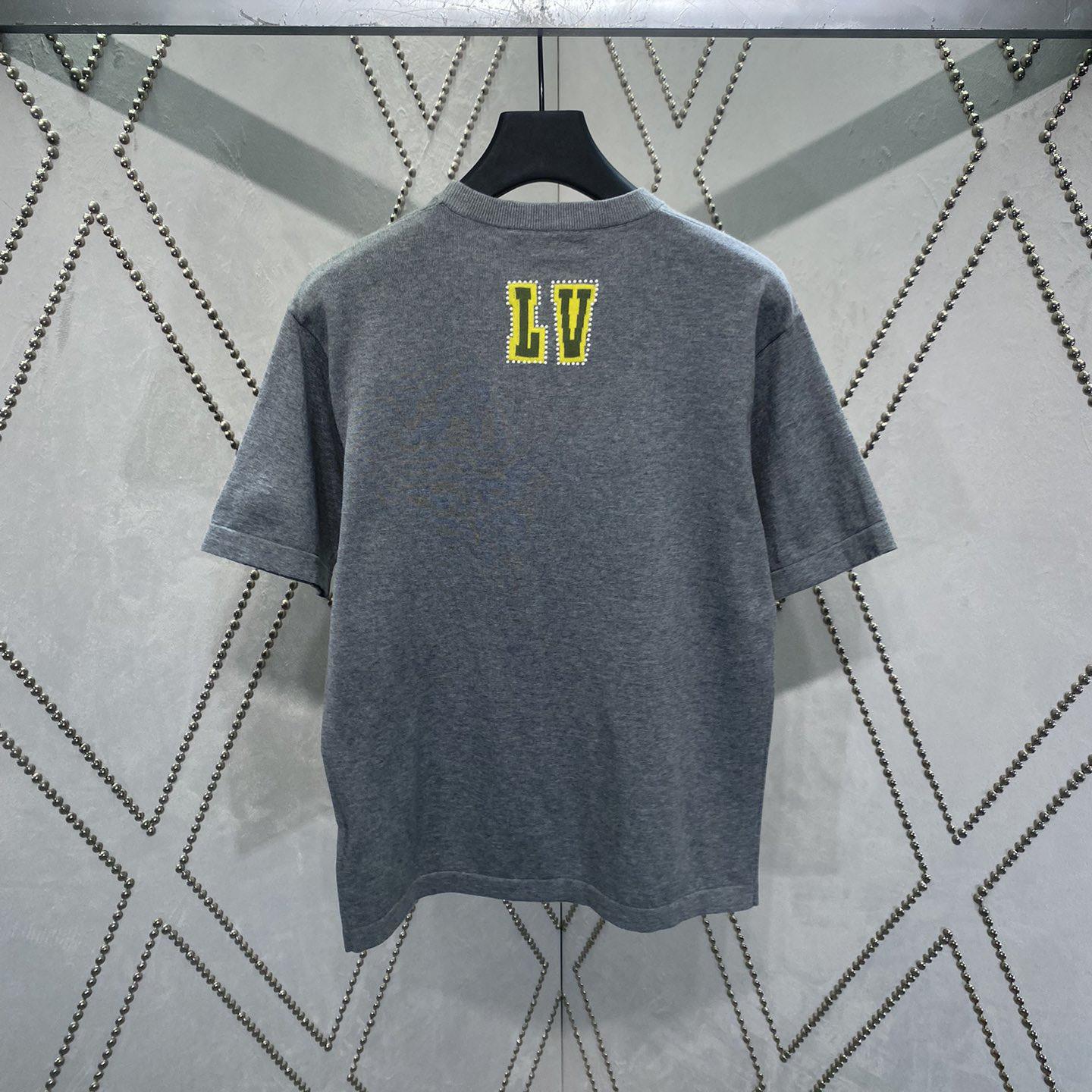 Louis Vuitton Embellished Short-Sleeved Cotton Crewneck - DopestKickz