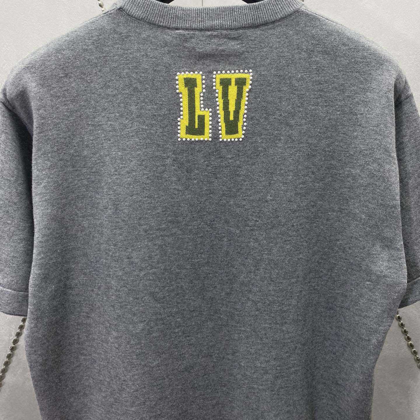 Louis Vuitton Embellished Short-Sleeved Cotton Crewneck - DopestKickz