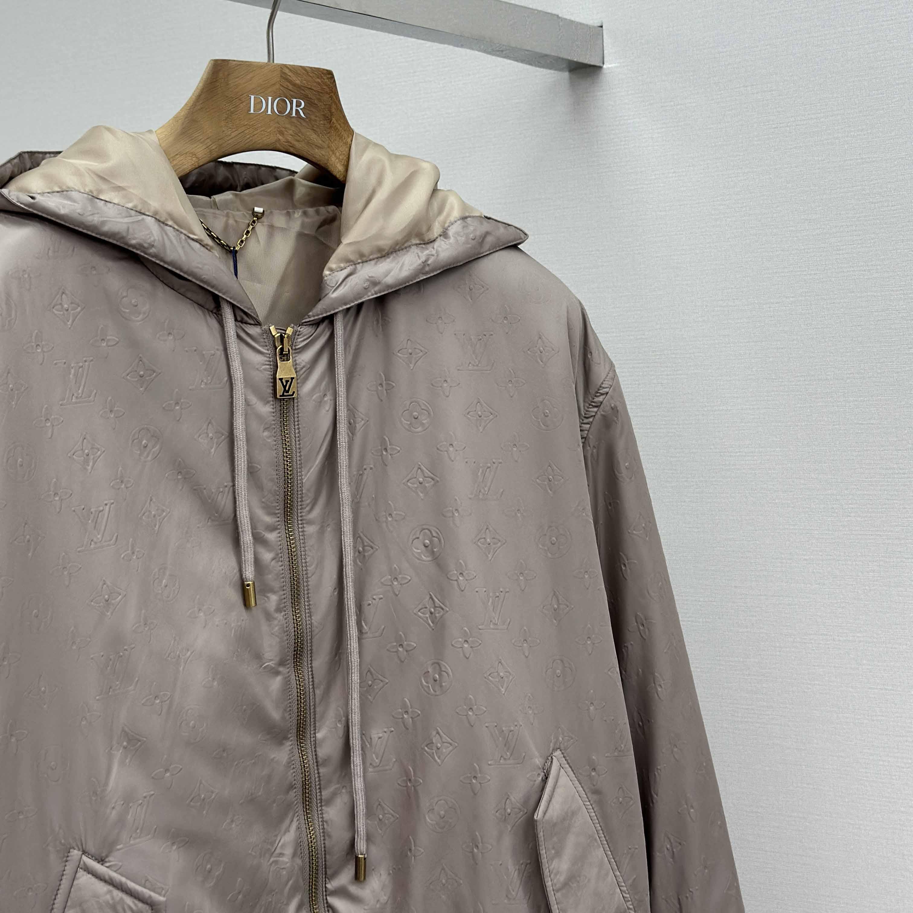 Louis Vuitton Monogram Padded Windbreaker   1AHBIA - DopestKickz