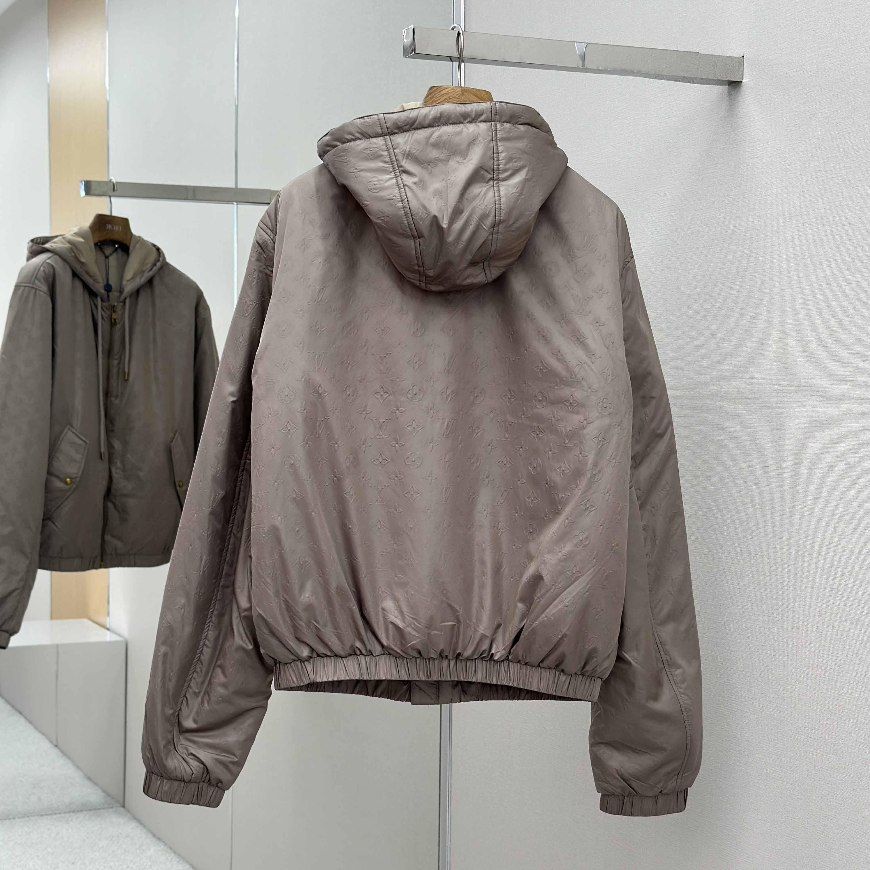 Louis Vuitton Monogram Padded Windbreaker   1AHBIA - DopestKickz