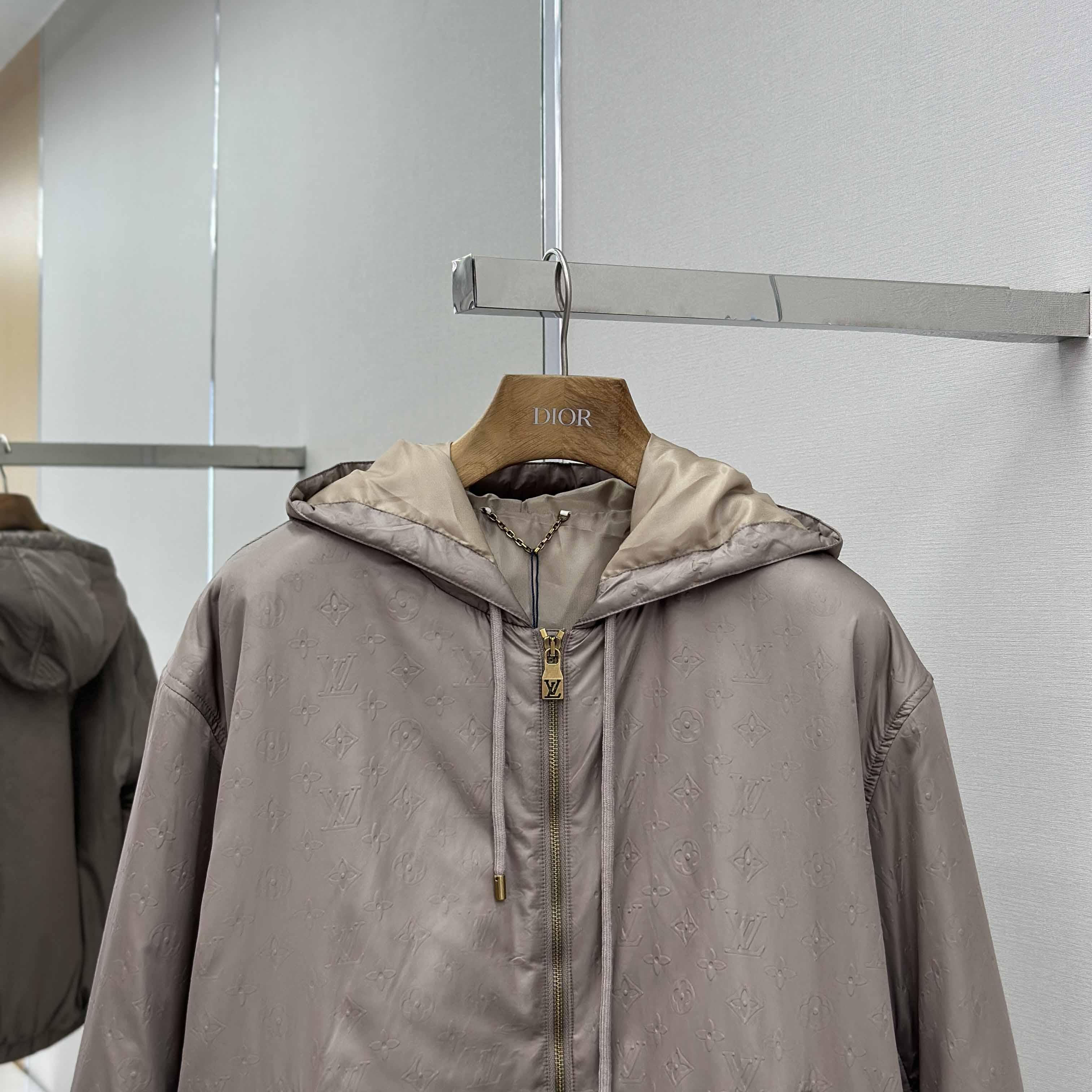 Louis Vuitton Monogram Padded Windbreaker   1AHBIA - DopestKickz