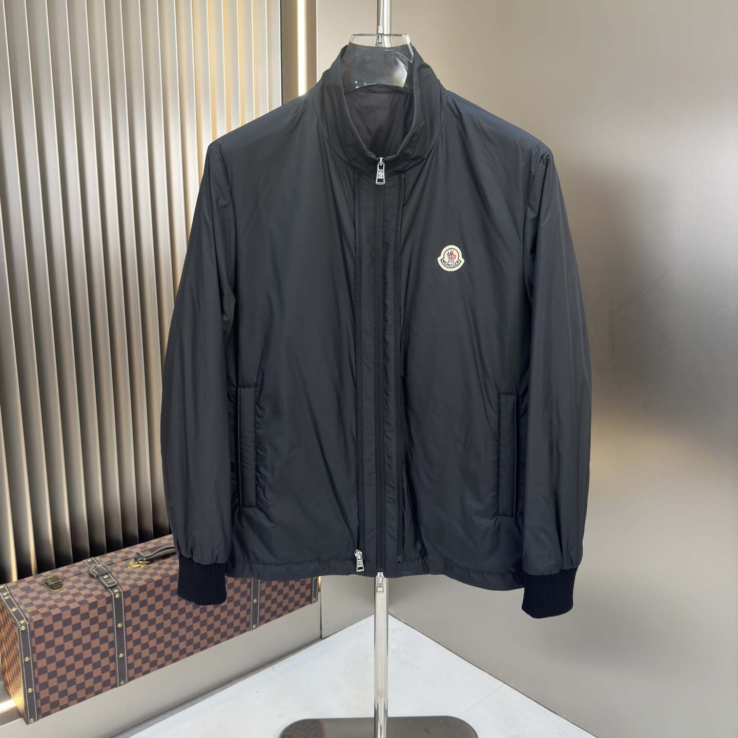 Moncler Black Verney 3-in-1 Short Jacket & Down Vest Set - DopestKickz