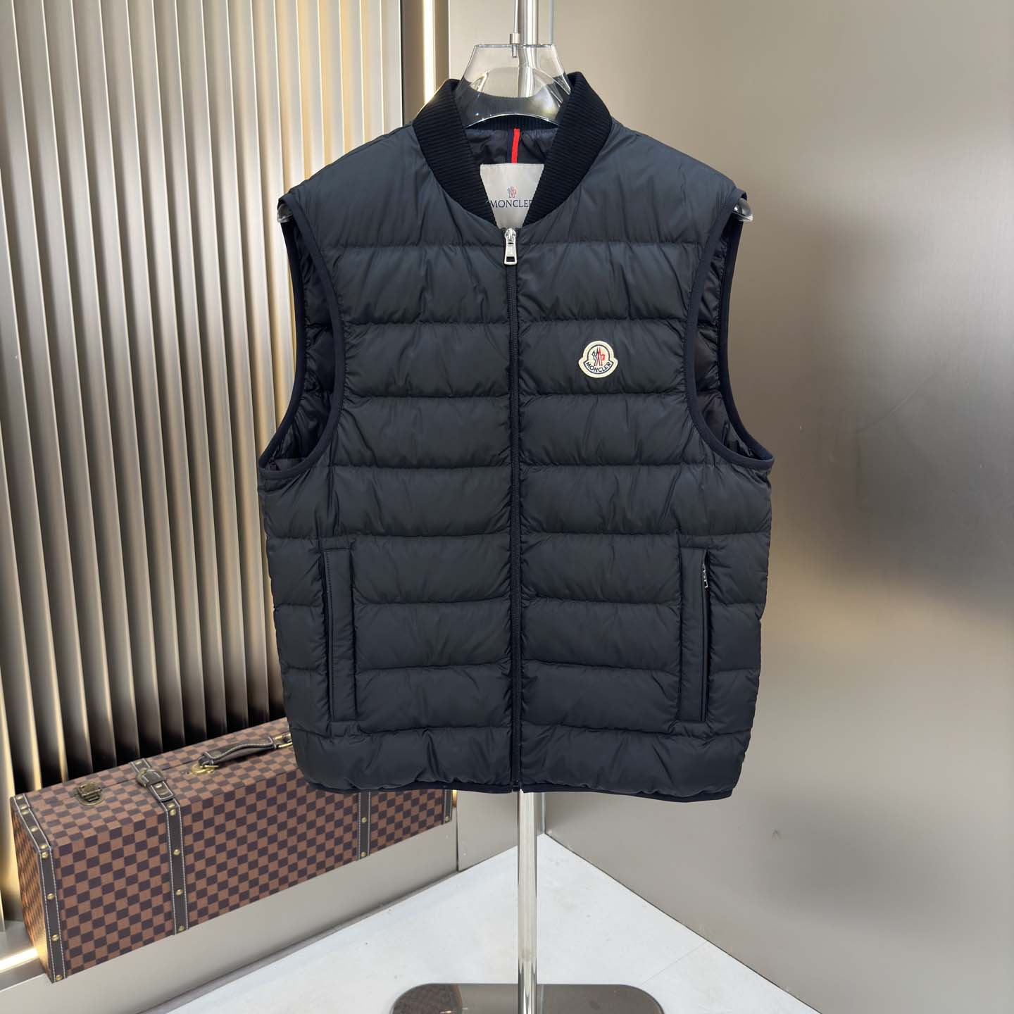 Moncler Black Verney 3-in-1 Short Jacket & Down Vest Set - DopestKickz