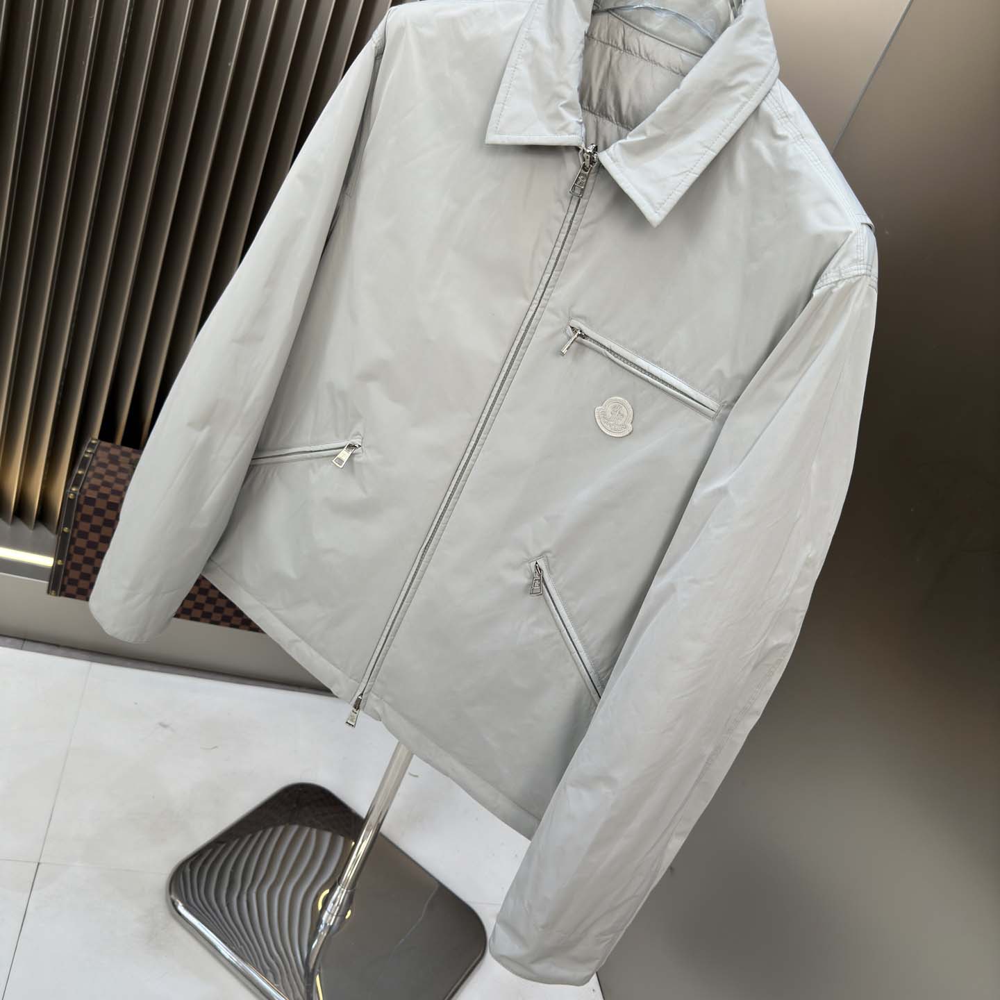 Moncler Cidone Reversible Down Shirt Jacket - DopestKickz