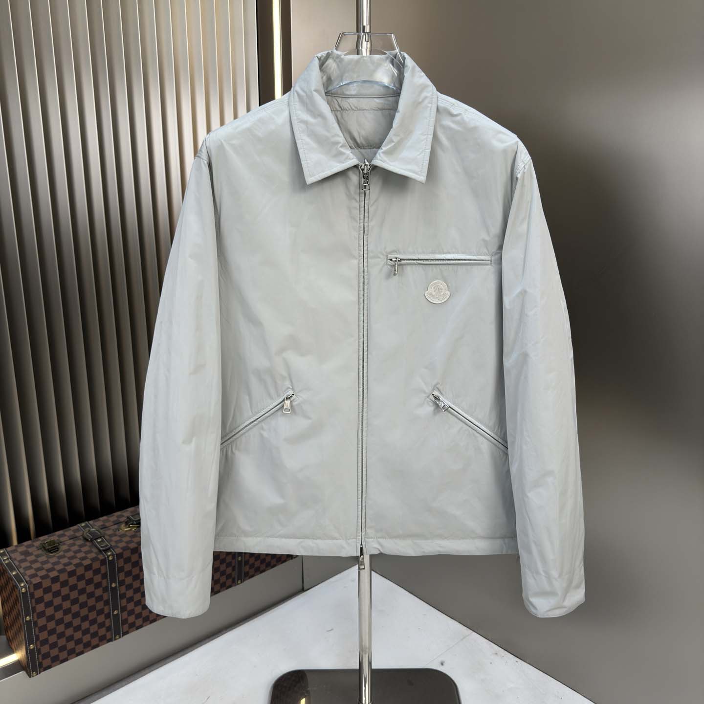 Moncler Cidone Reversible Down Shirt Jacket - DopestKickz