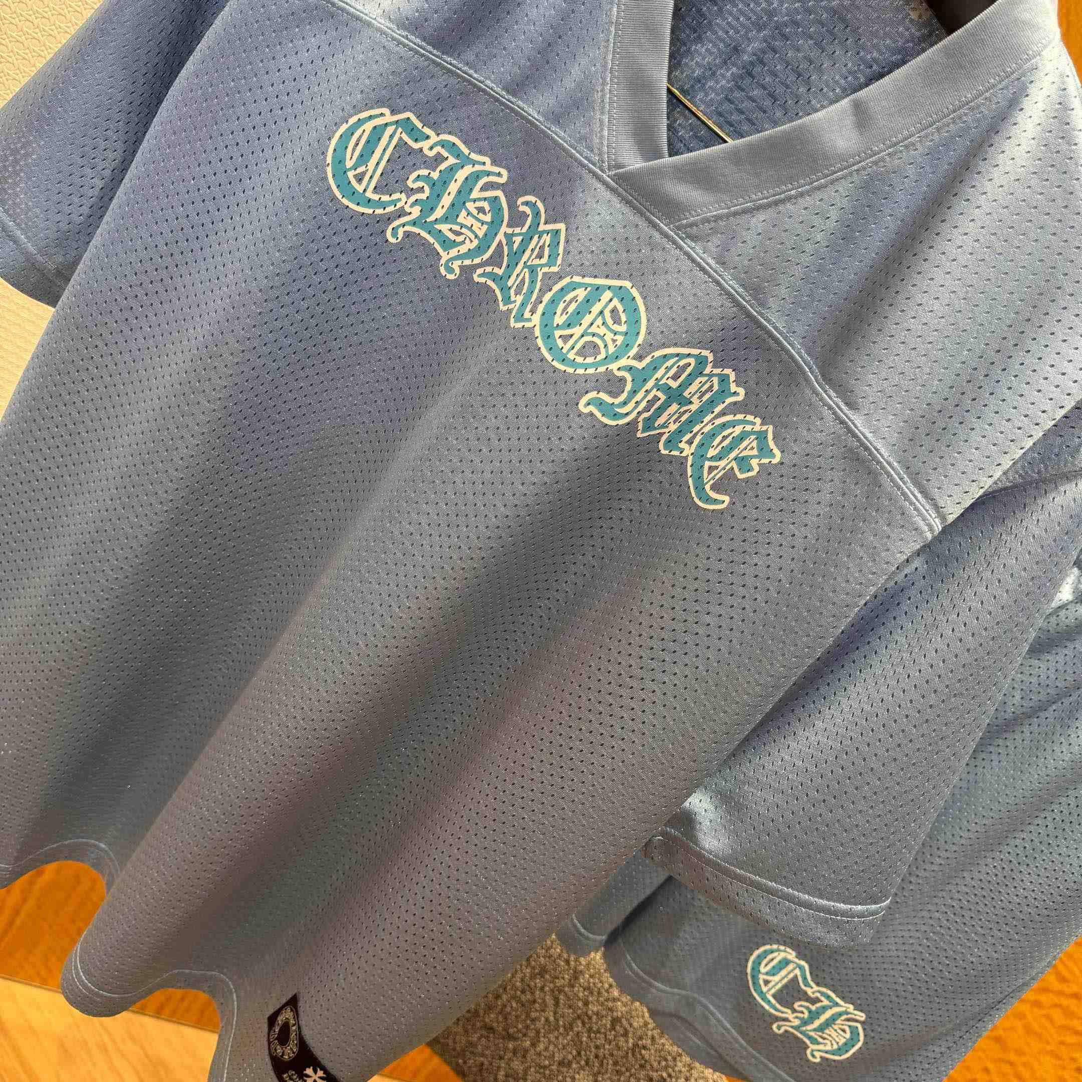 Chrome Hearts Stadium Mesh Short Sleeve & Shorts - DopestKickz