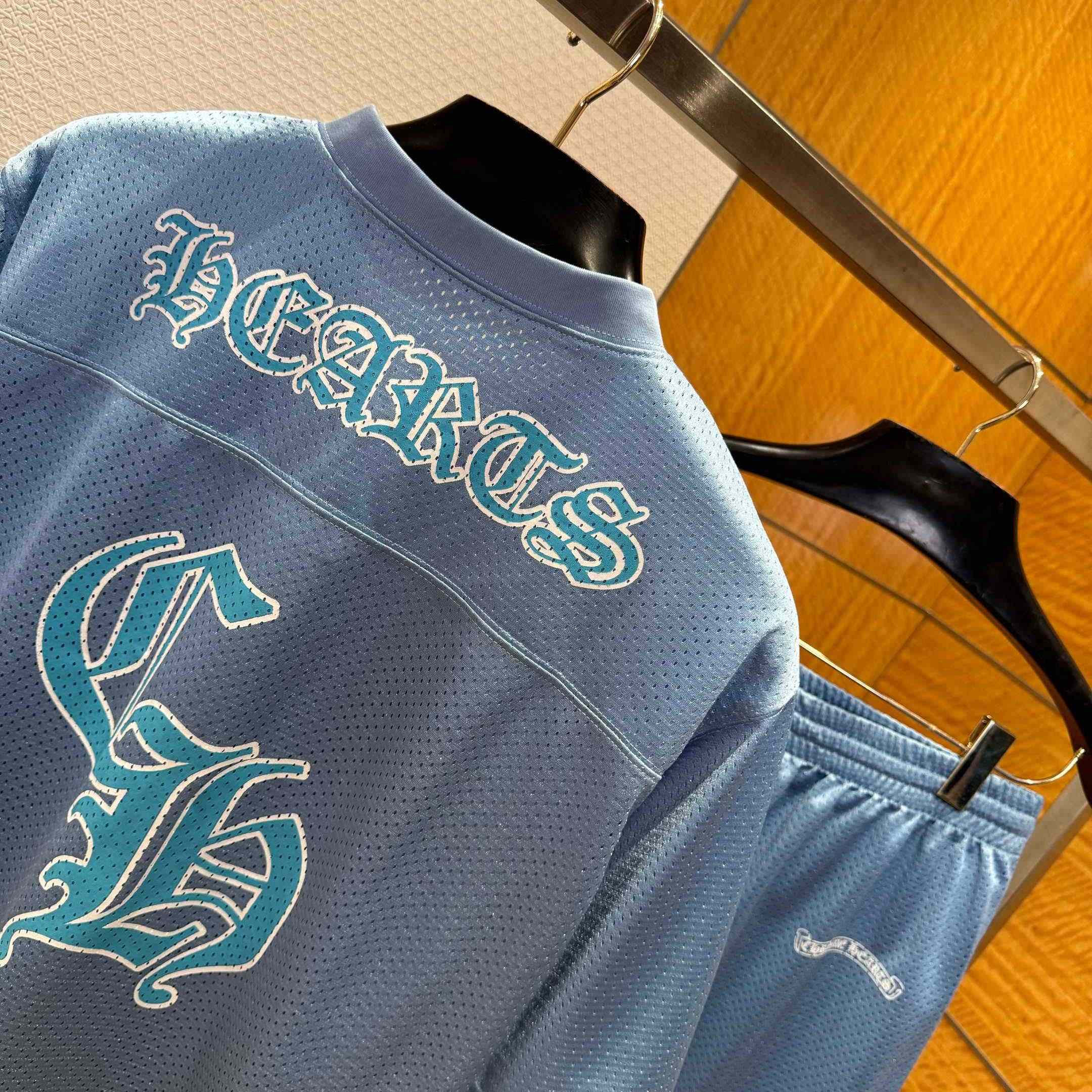 Chrome Hearts Stadium Mesh Short Sleeve & Shorts - DopestKickz