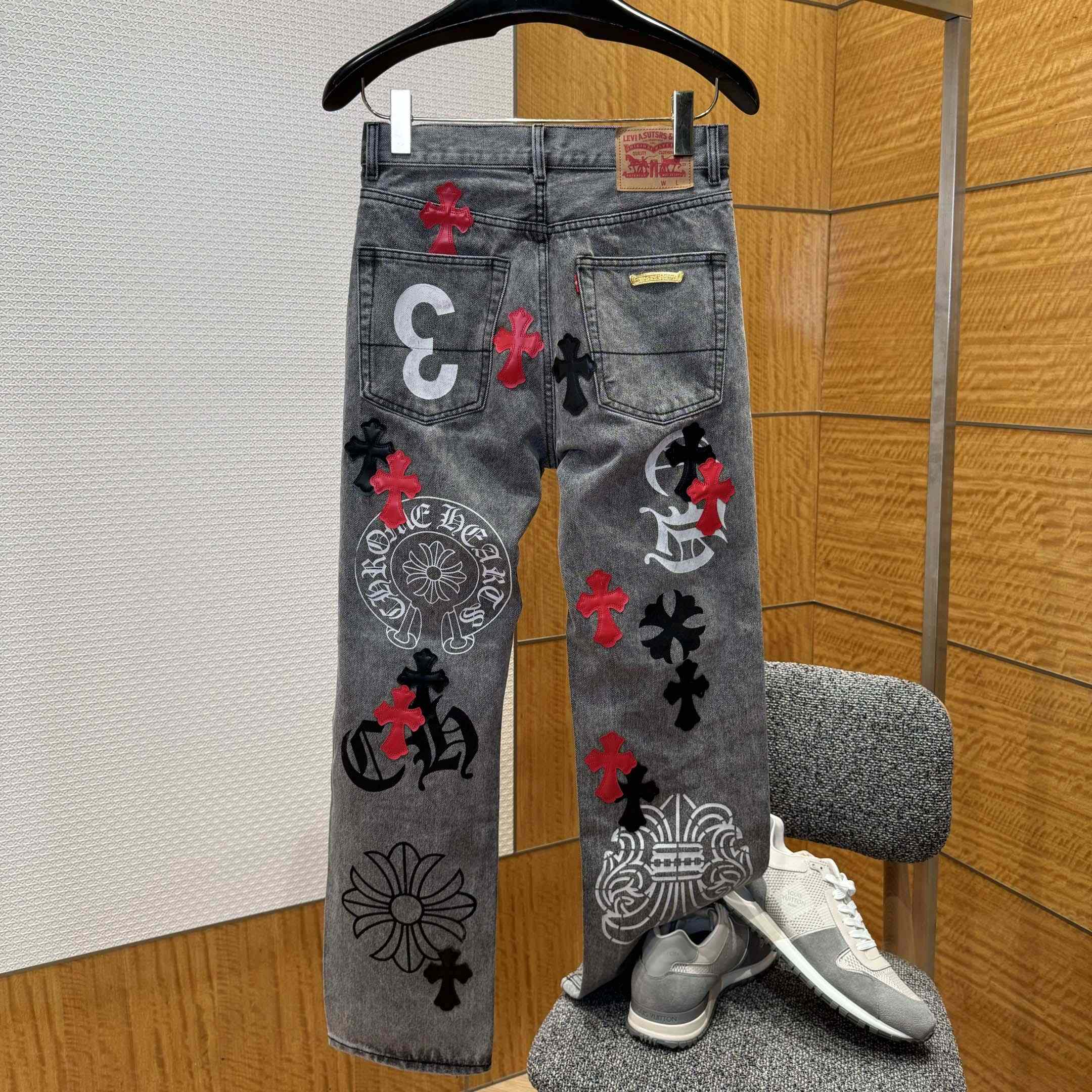 Chrome Hearts Jeans - DopestKickz