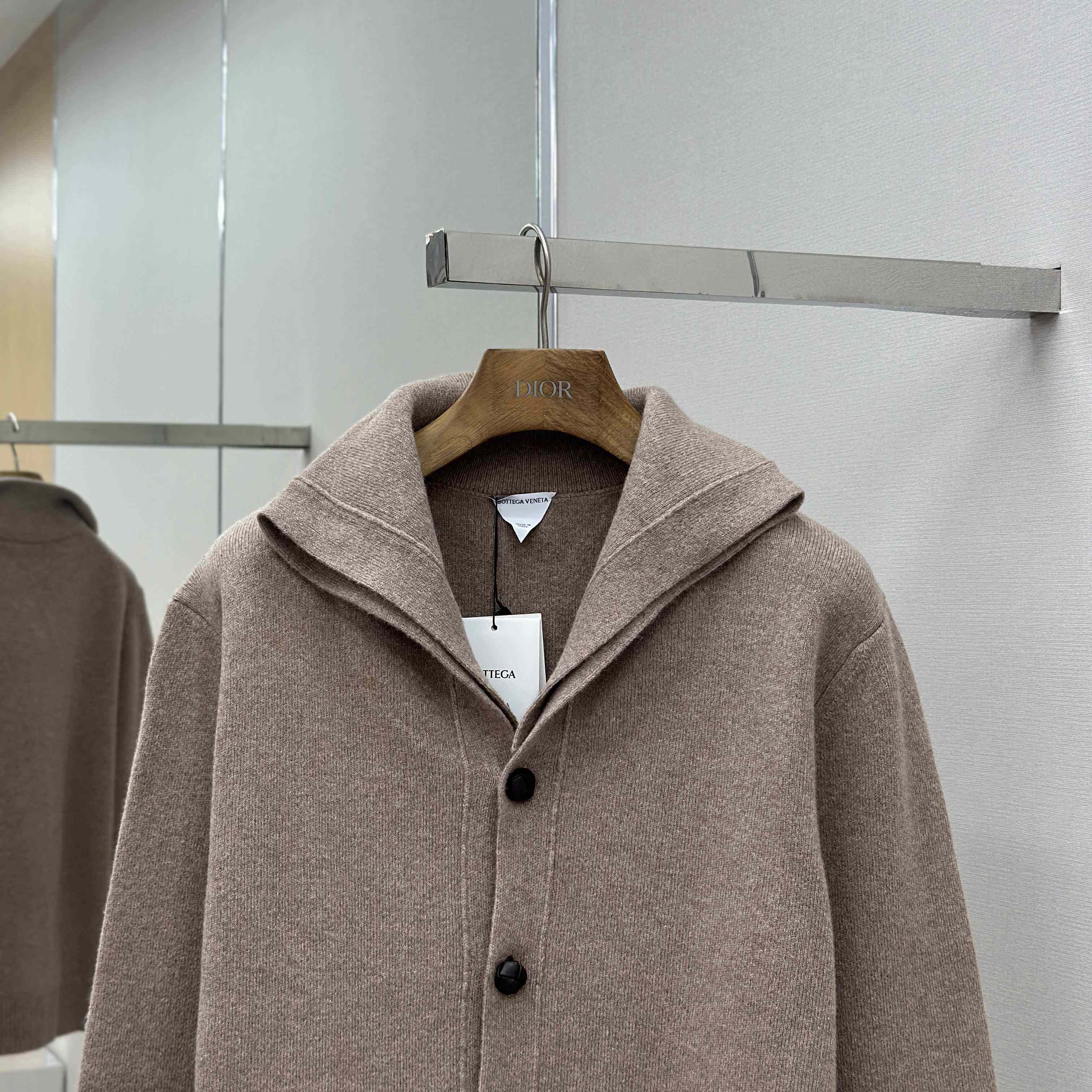 Bottega Veneta Compact Wool Cardigan - DopestKickz