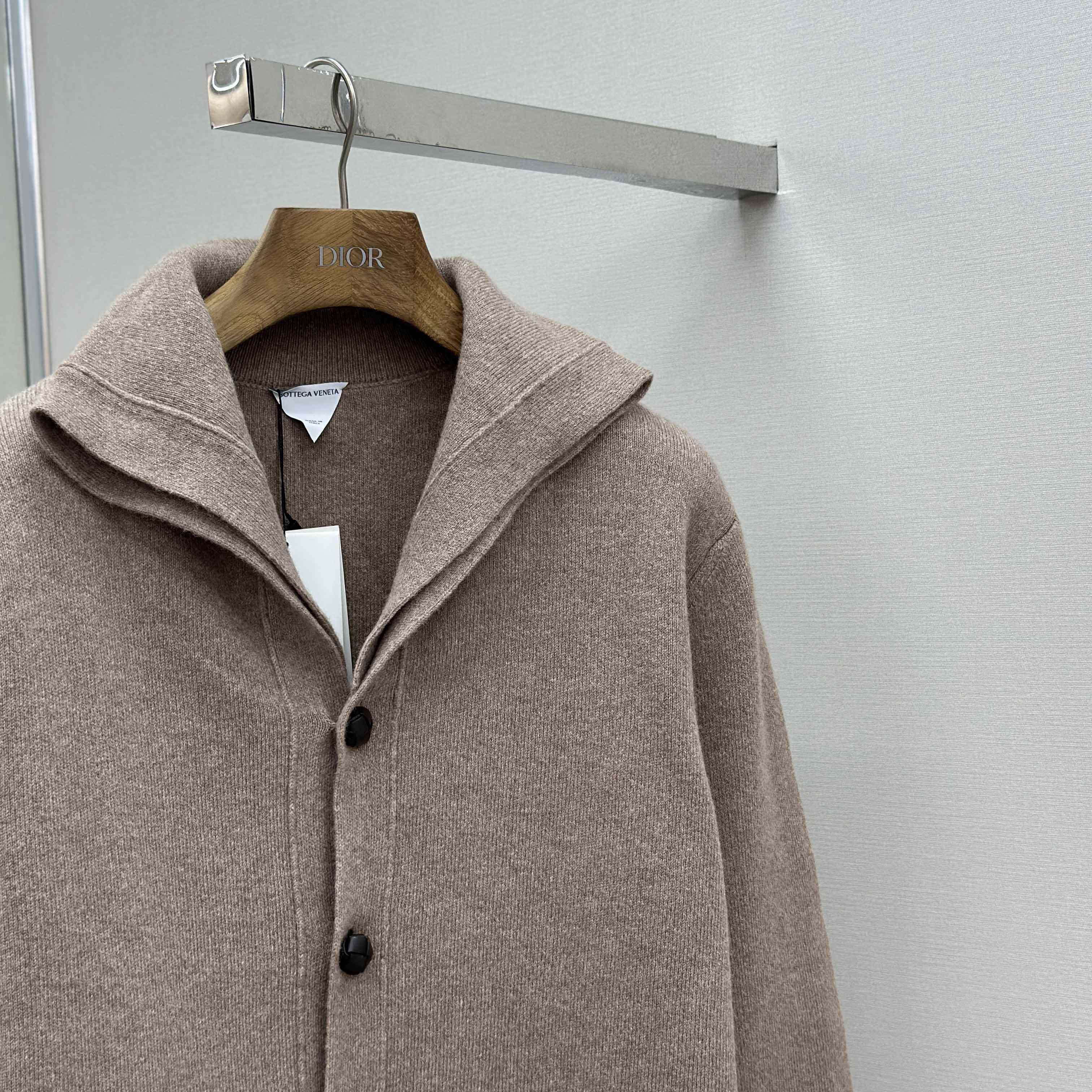 Bottega Veneta Compact Wool Cardigan - DopestKickz