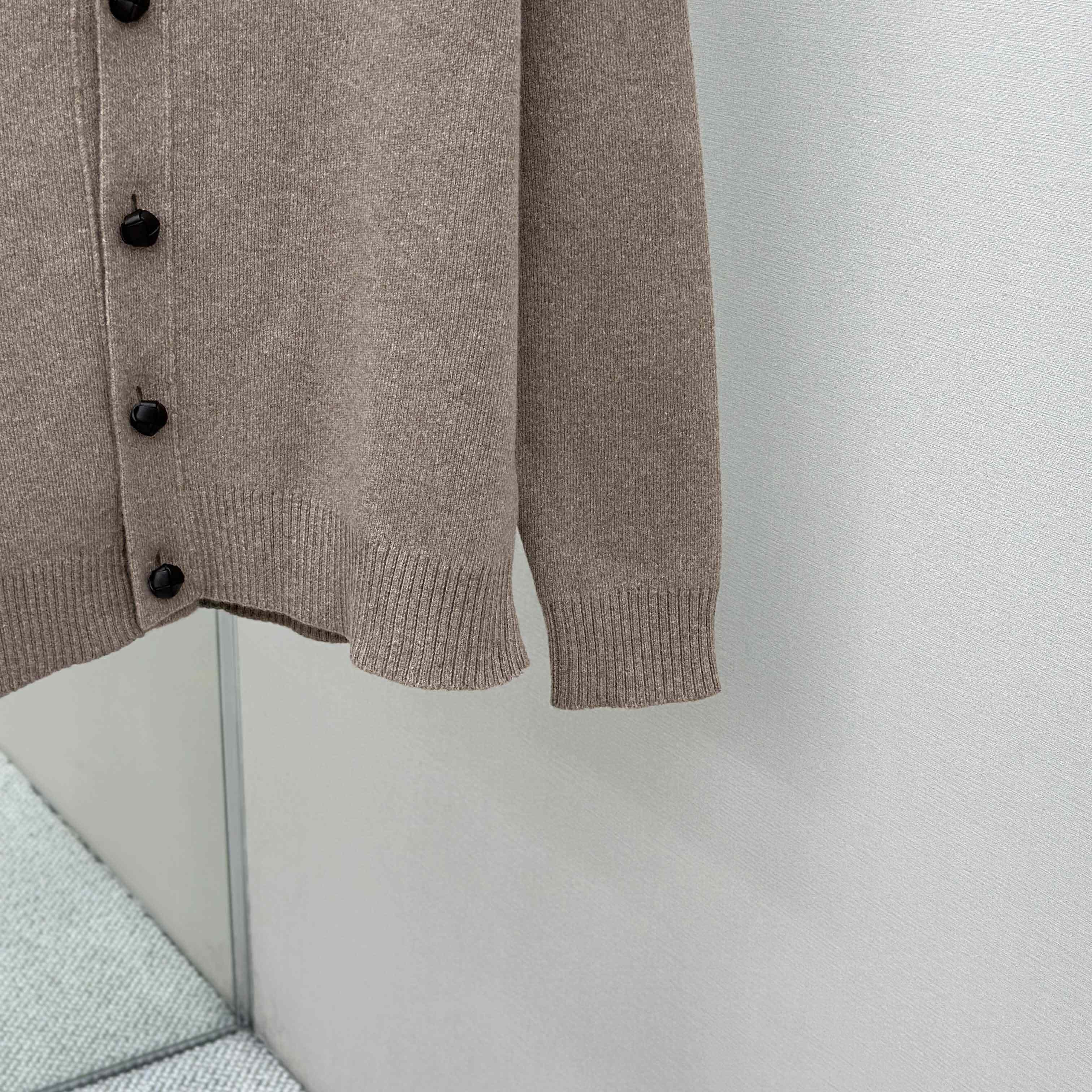 Bottega Veneta Compact Wool Cardigan - DopestKickz