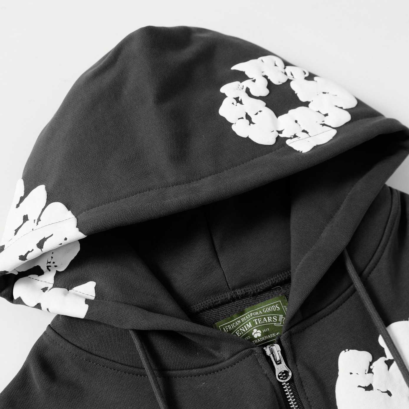 Denim Tears Cotton Wreath Zip Hoodie  - DopestKickz