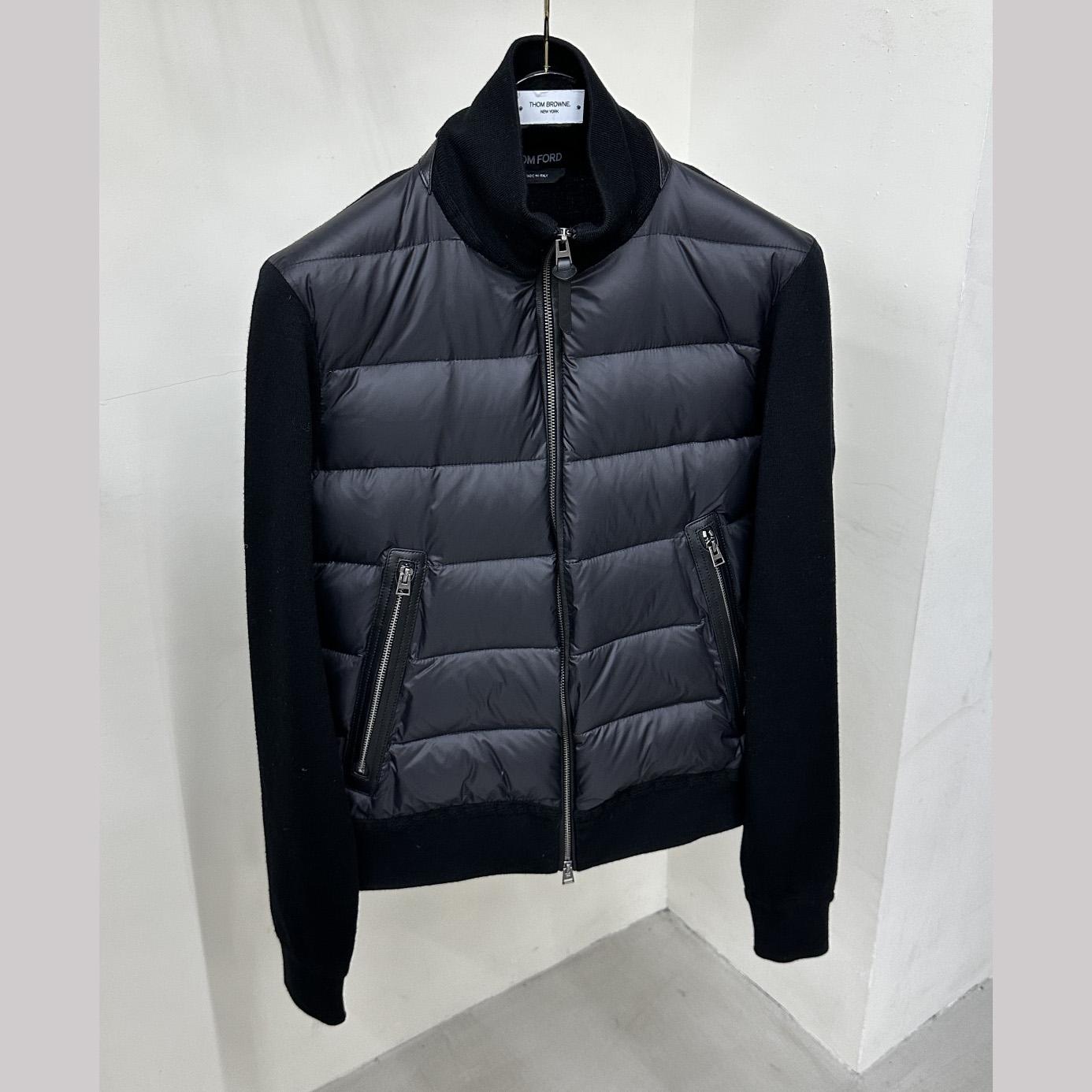 Tom Ford Padded-panel Knitted Jacket - DopestKickz