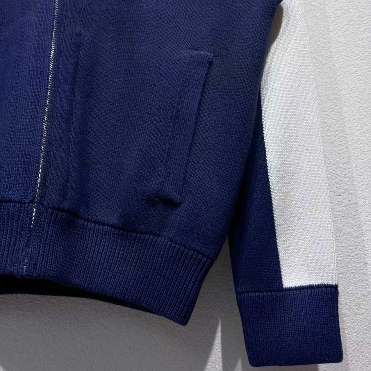 Gucci Cotton Knit Zip Bomber Jacket - DopestKickz