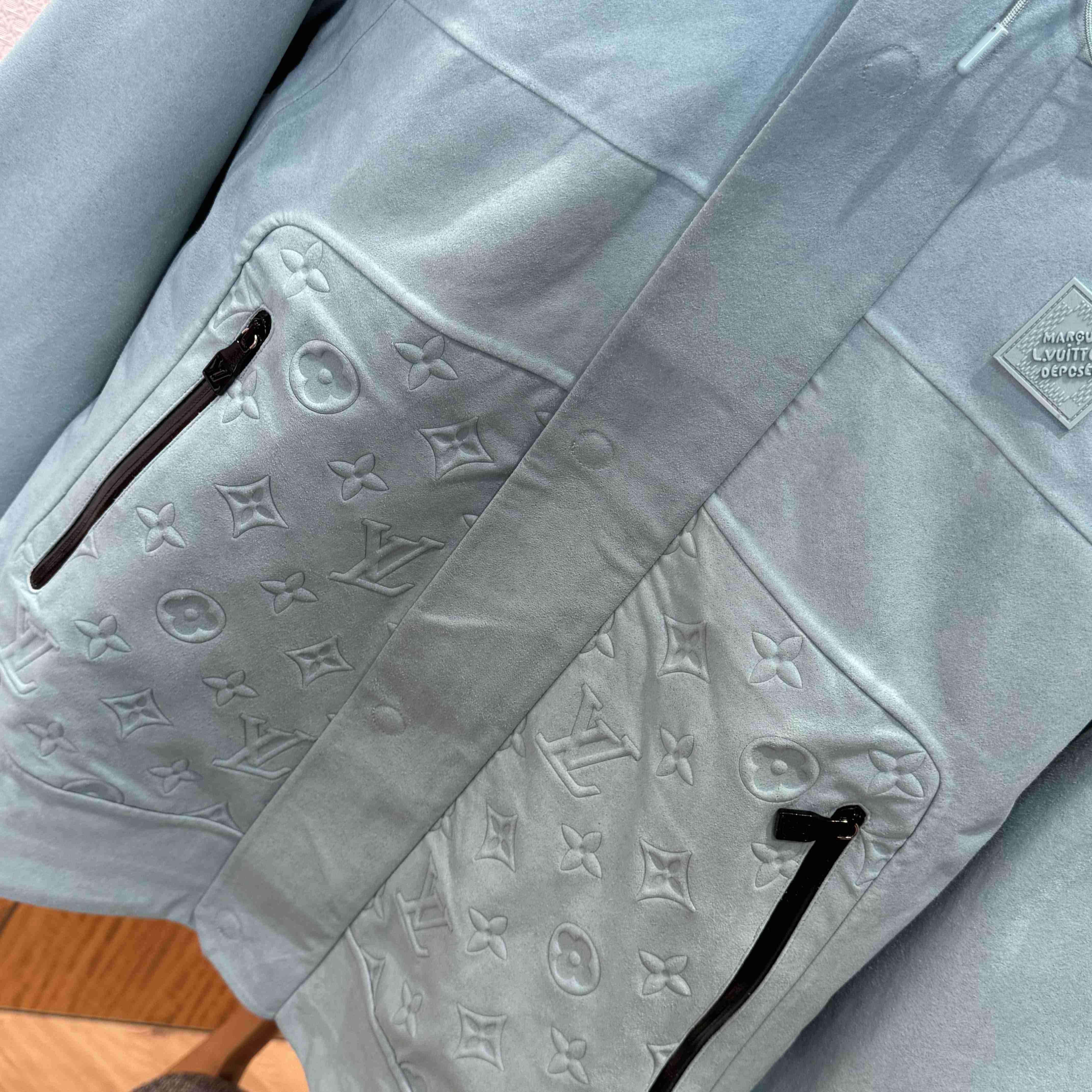 Louis Vuitton Technical Velvet Rain Jacket   1AHUZF - DopestKickz