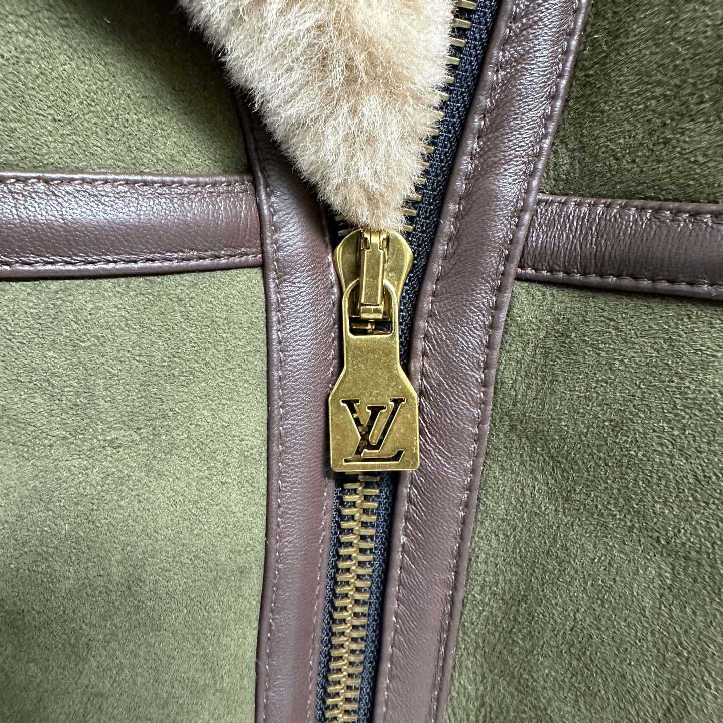 Louis Vuitton Shearling Bombardier - DopestKickz
