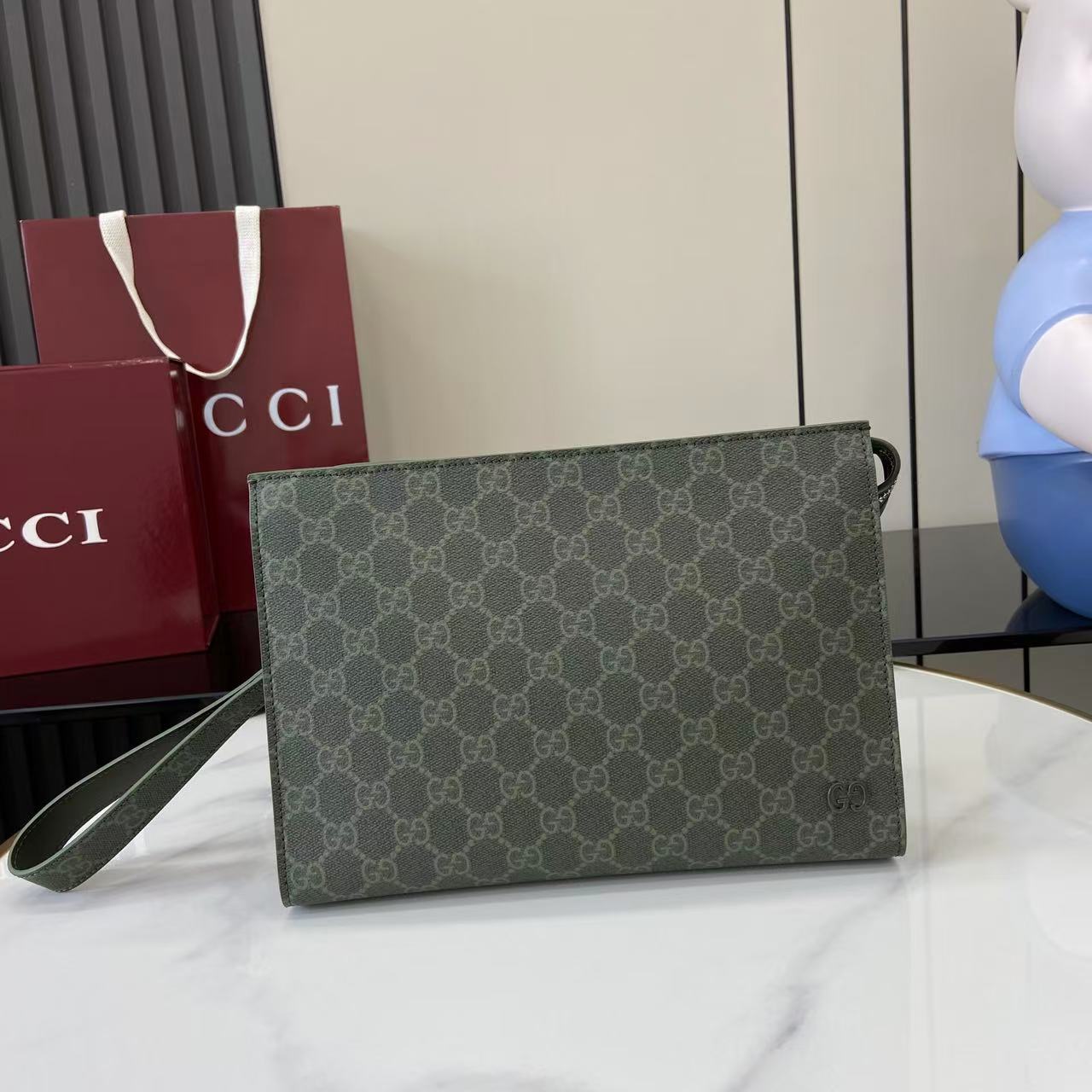 Gucci GG Monogram Small Pouch - DopestKickz