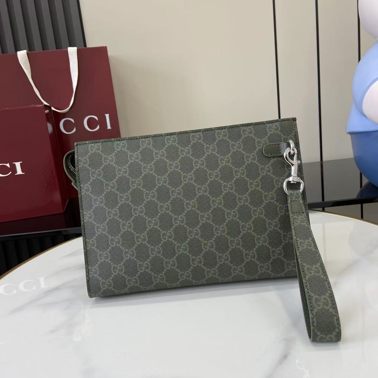 Gucci GG Monogram Small Pouch - DopestKickz