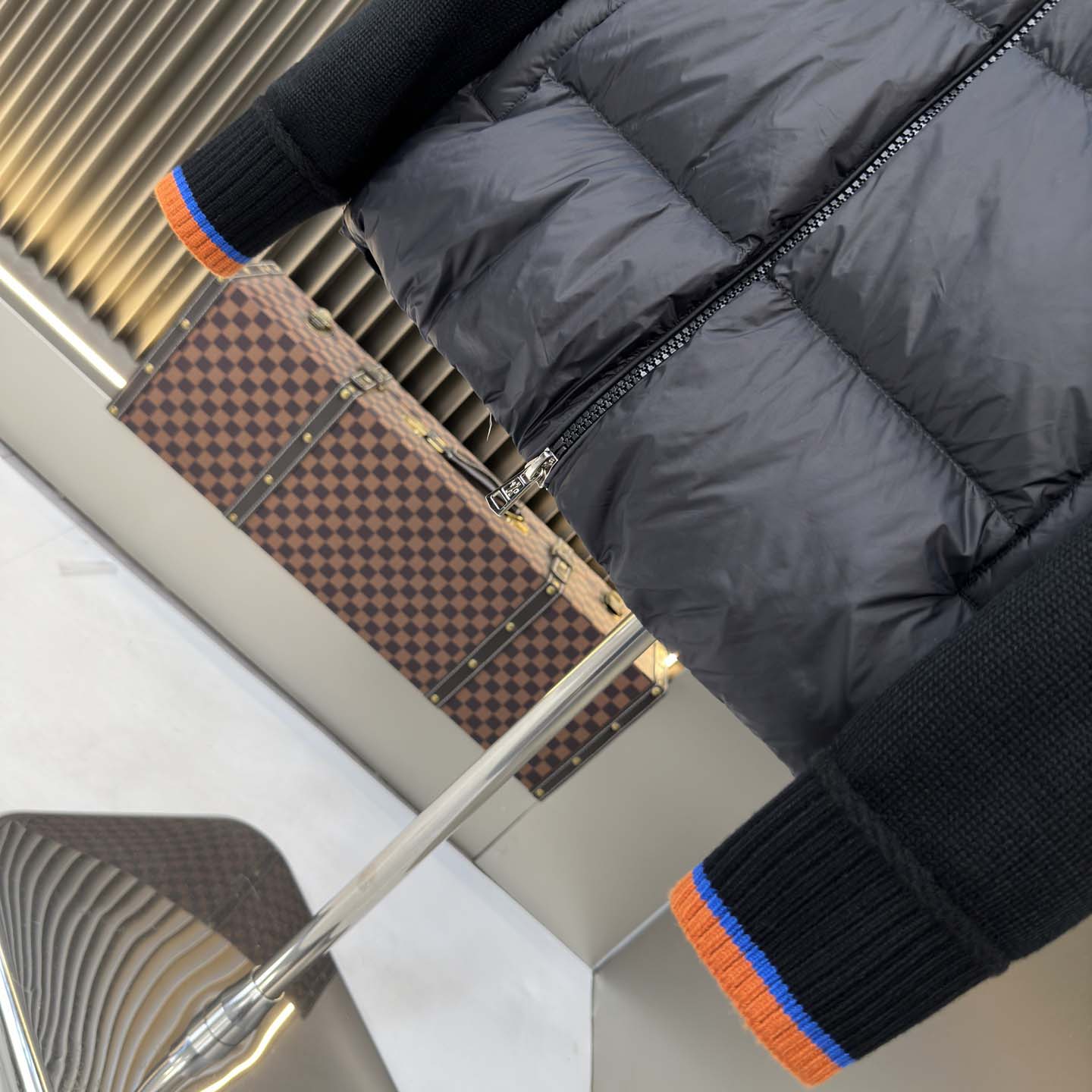 Moncler Padded Wool Zip-Up Cardigan - DopestKickz