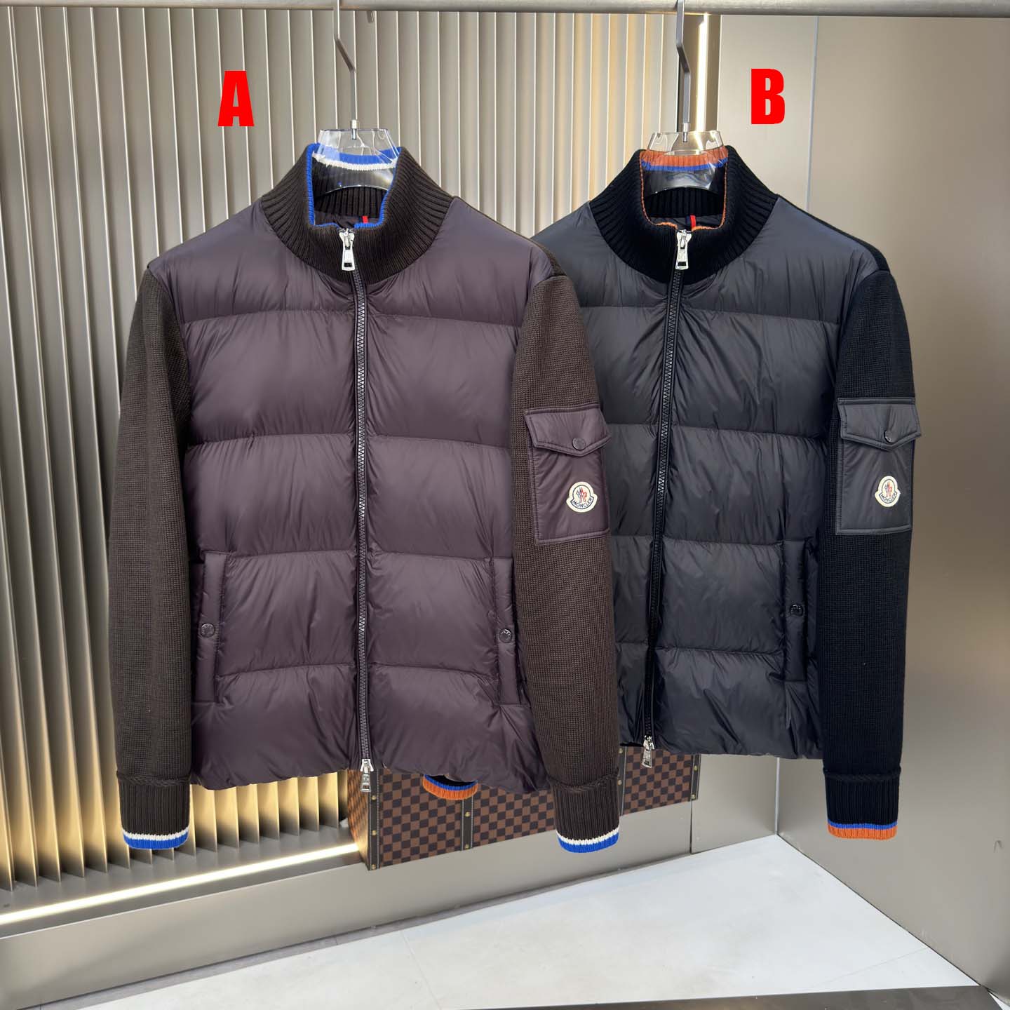 Moncler Padded Wool Zip-Up Cardigan - DopestKickz