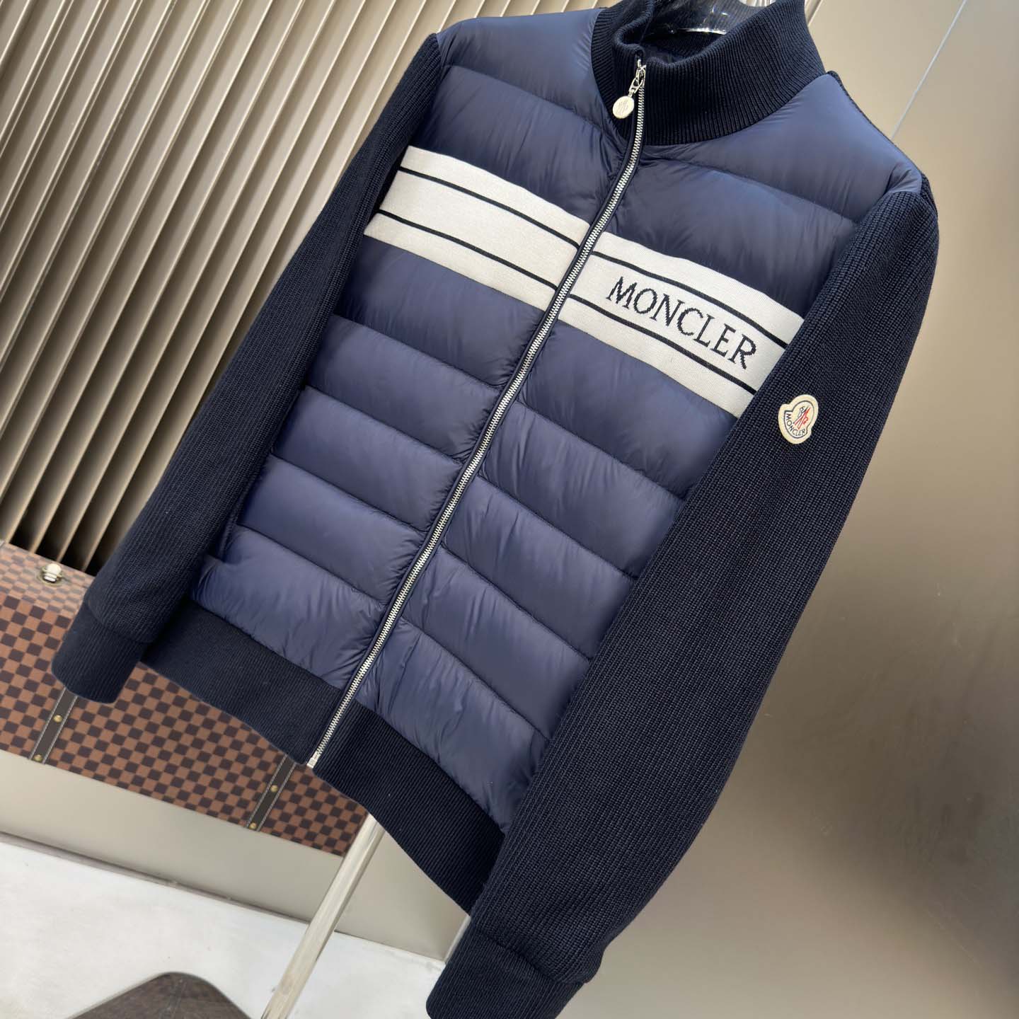 Moncler Color Block Zip Cardigan  - DopestKickz