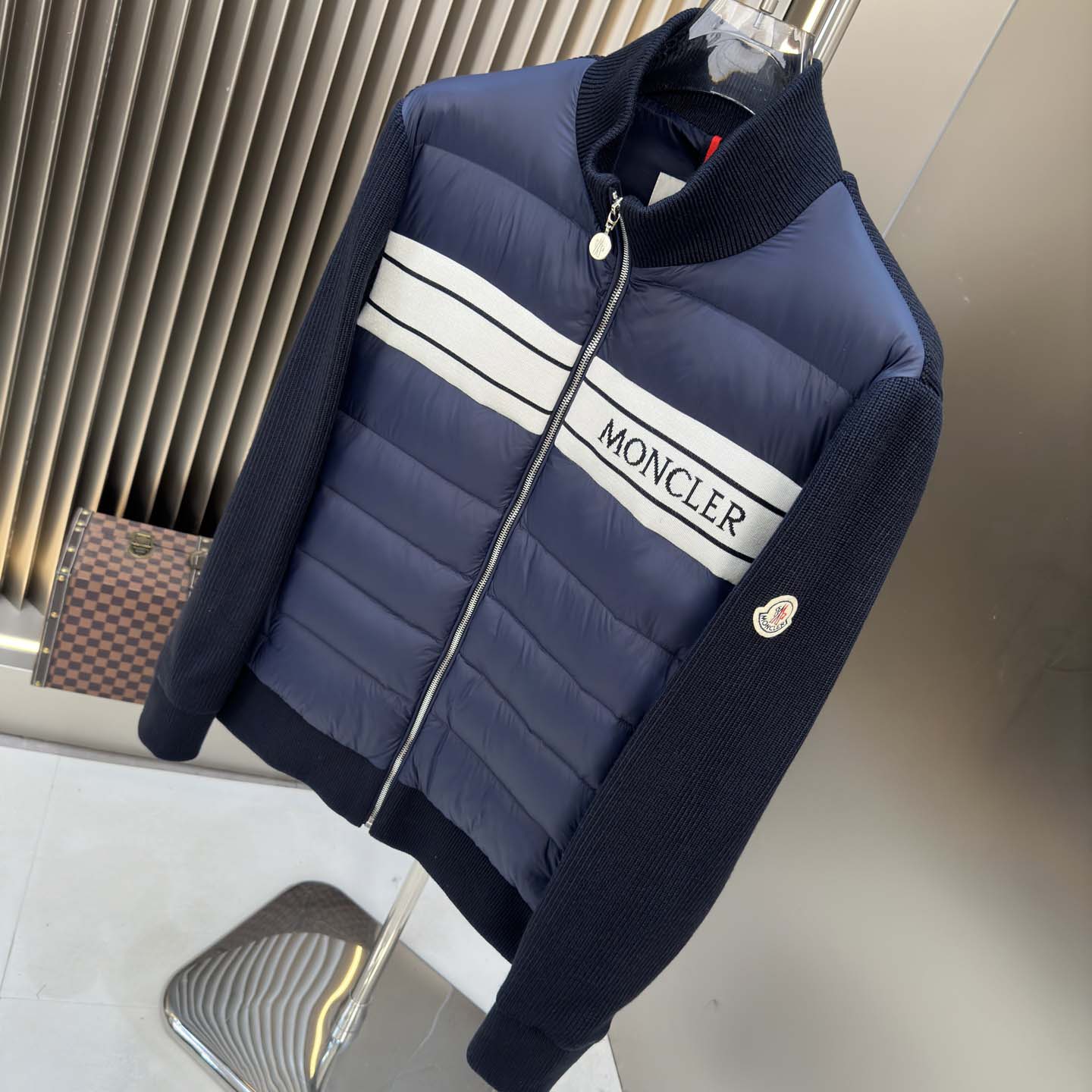 Moncler Color Block Zip Cardigan  - DopestKickz