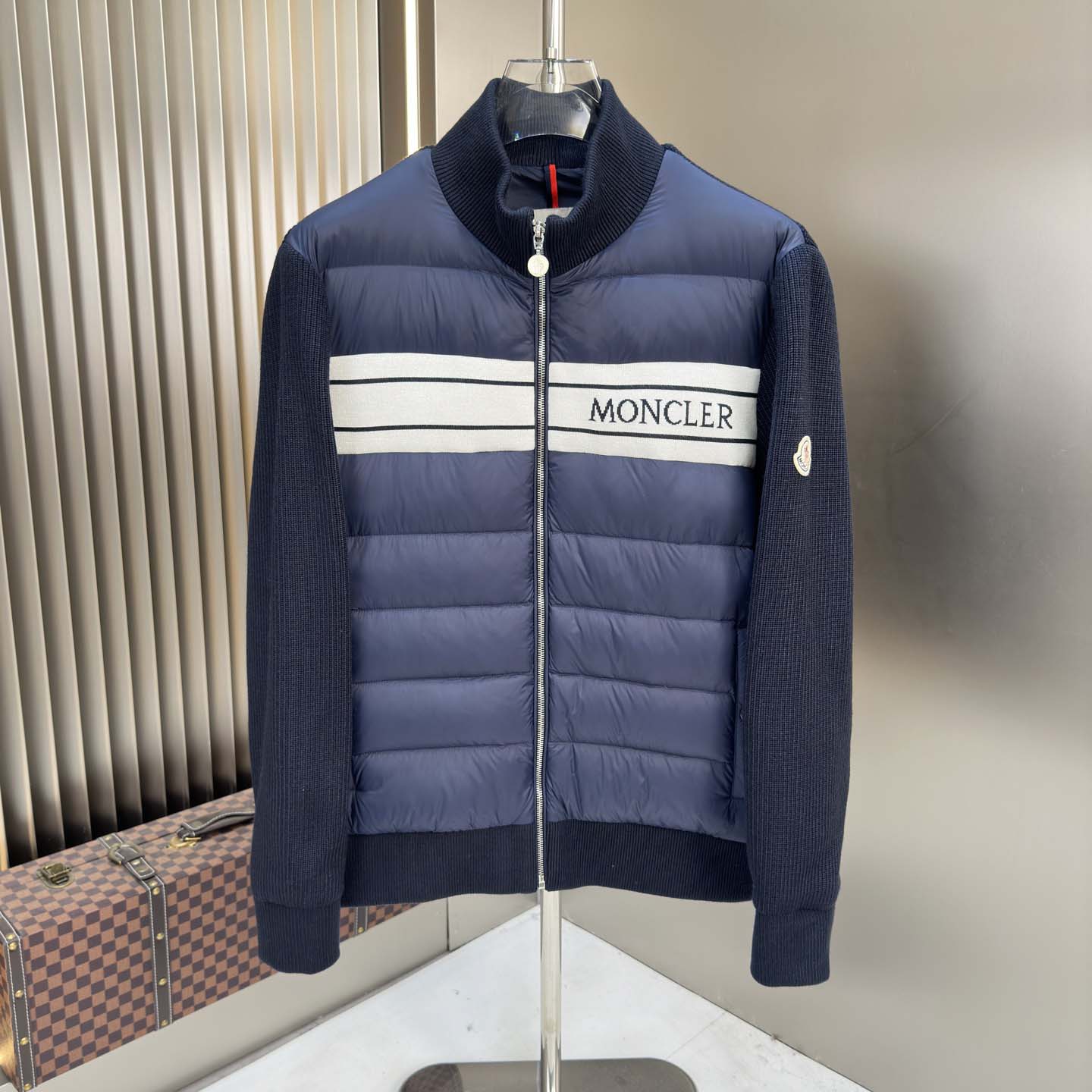 Moncler Color Block Zip Cardigan  - DopestKickz