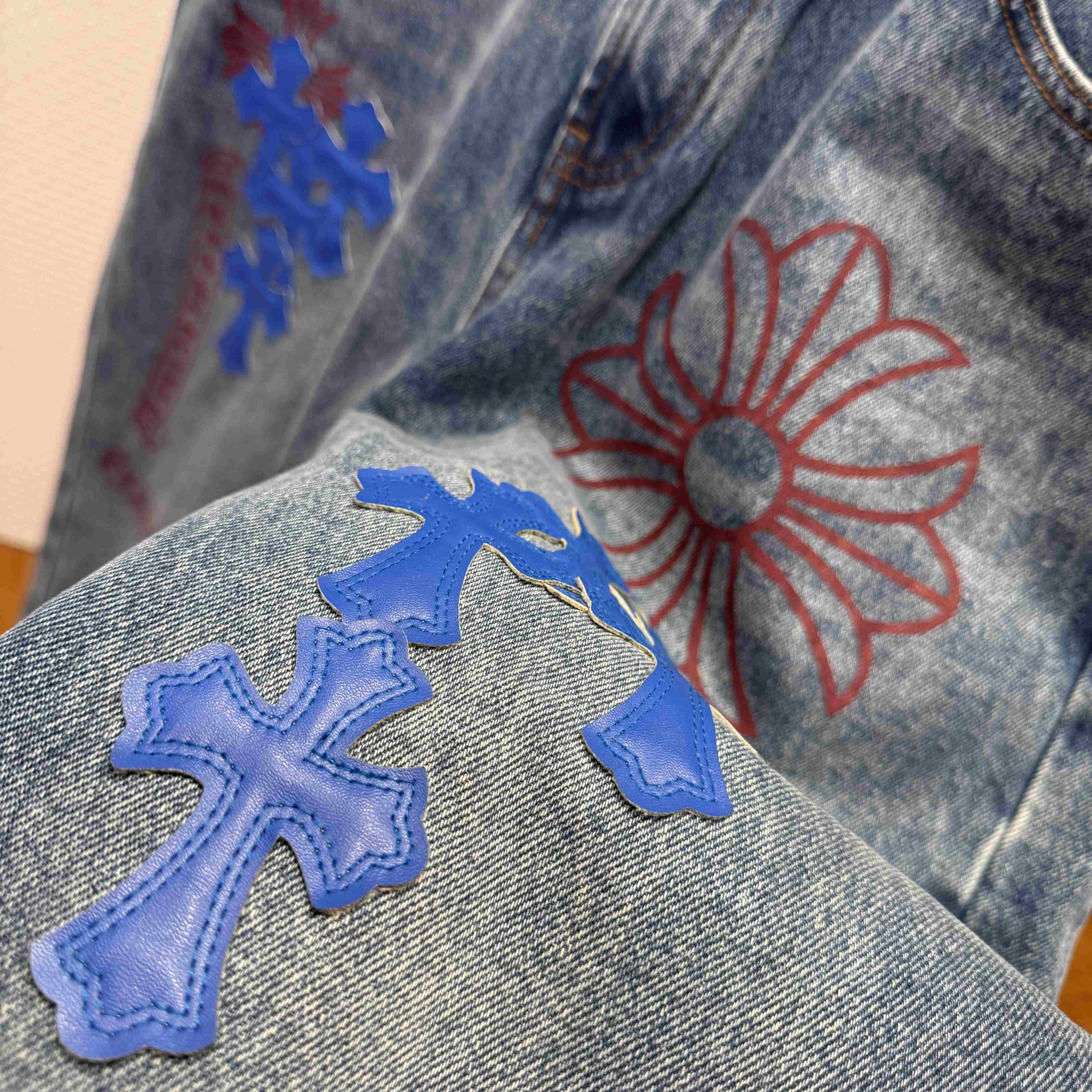 Chrome Hearts Jeans - DopestKickz