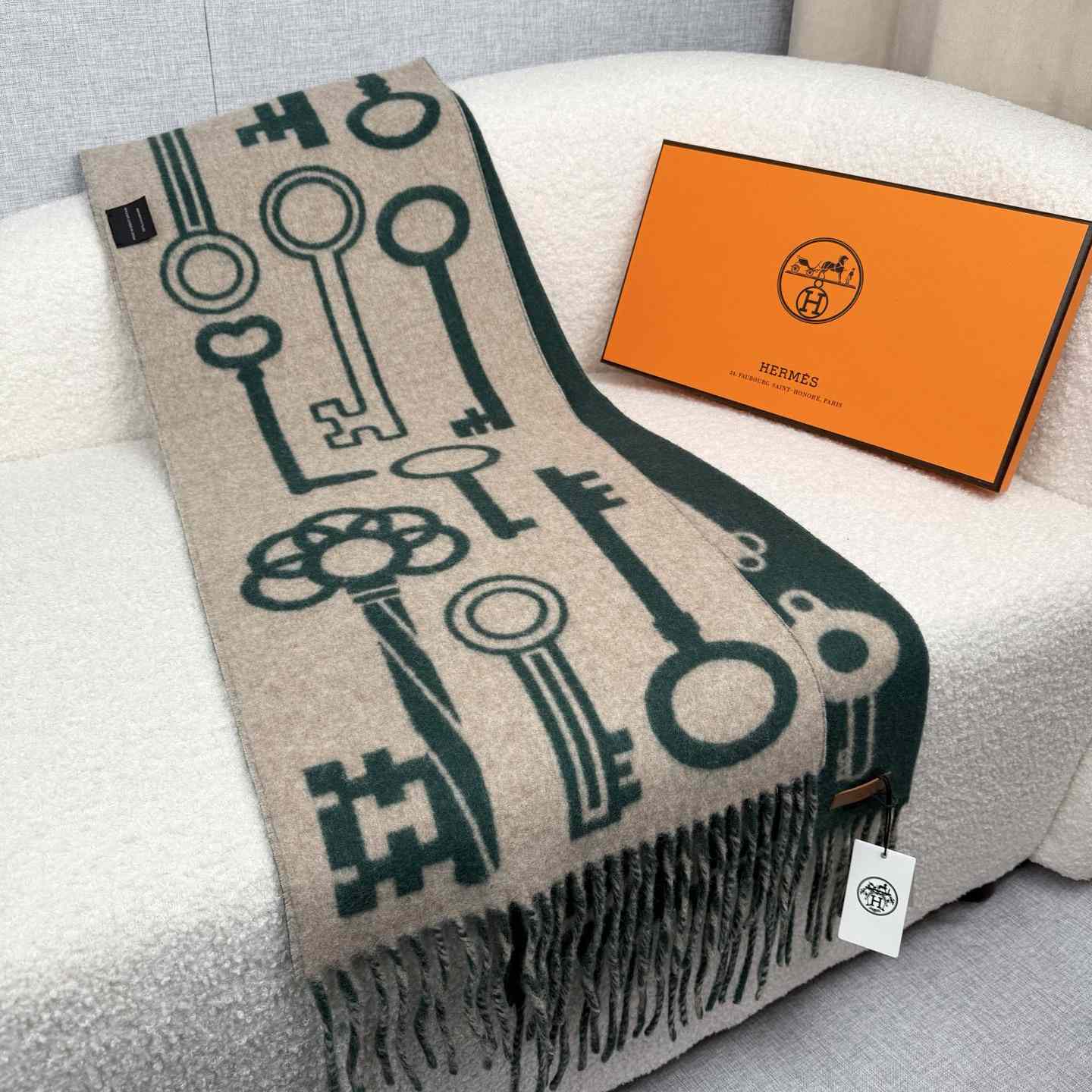Hermes Casaque Porte-Clefs Scarf - DopestKickz