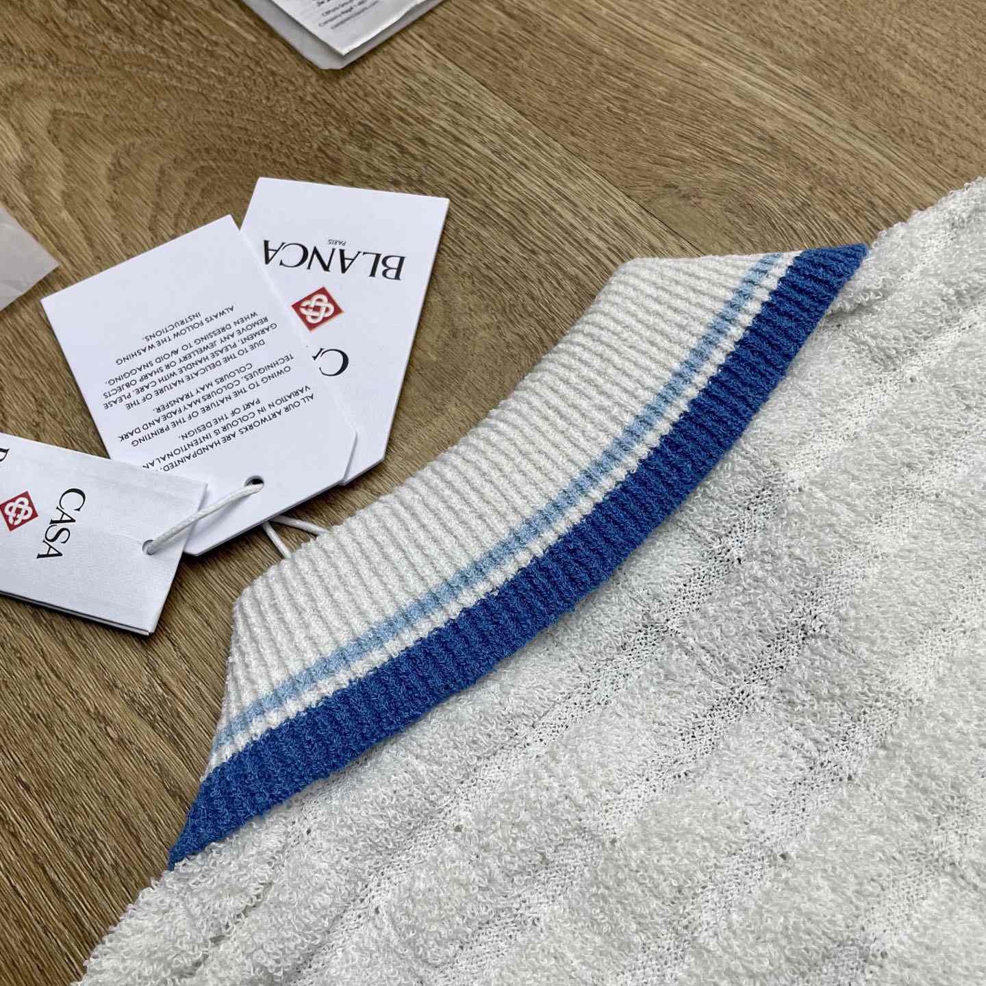 Casablanca Cotton Boucle Polo Shirt   Z6024 - DopestKickz