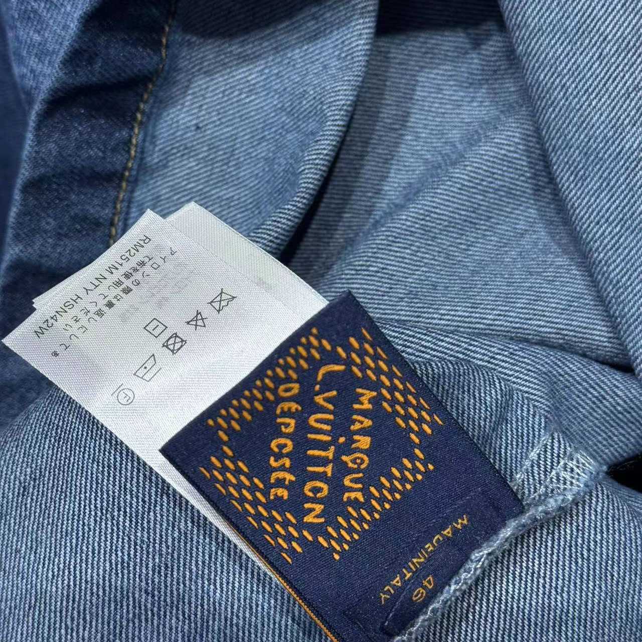 Louis Vuitton Monogram Denim Workwear Overshirt   1AIK79 - DopestKickz