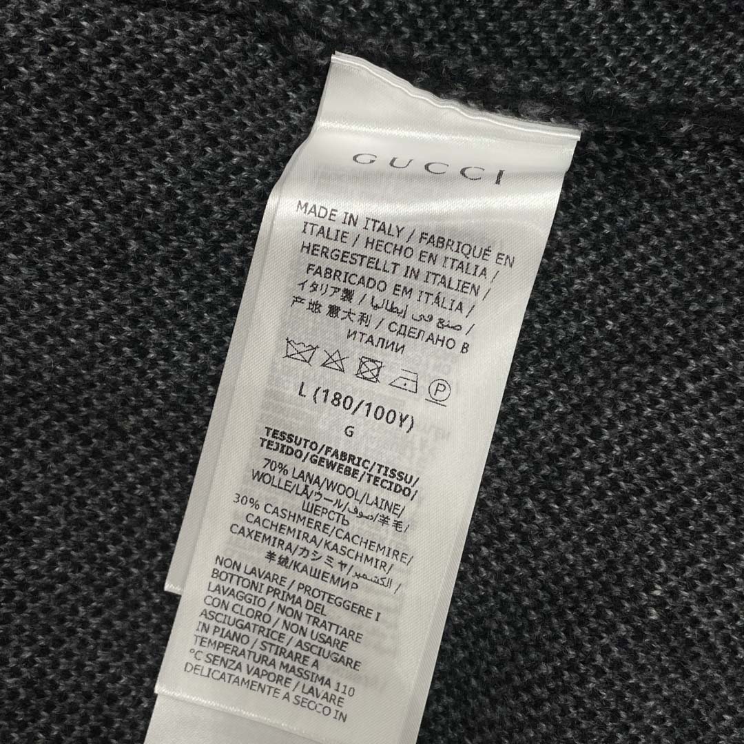 Gucci GG Wool Cashmere Jacquard Sweater - DopestKickz