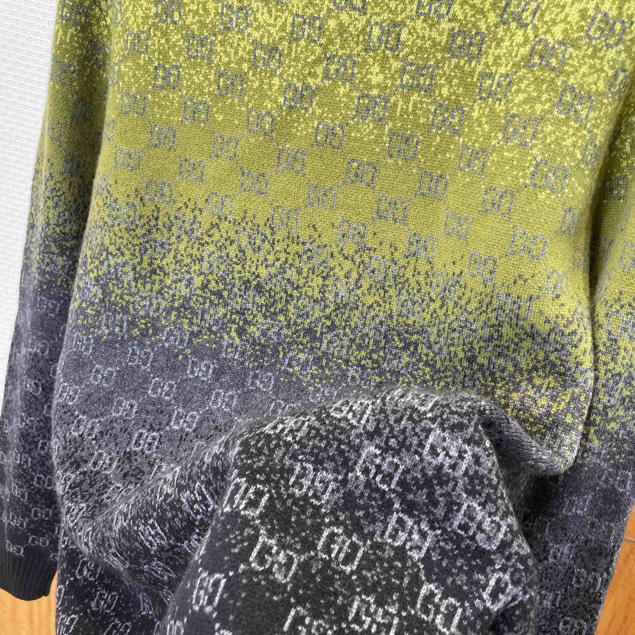 Gucci GG Wool Cashmere Jacquard Sweater - DopestKickz