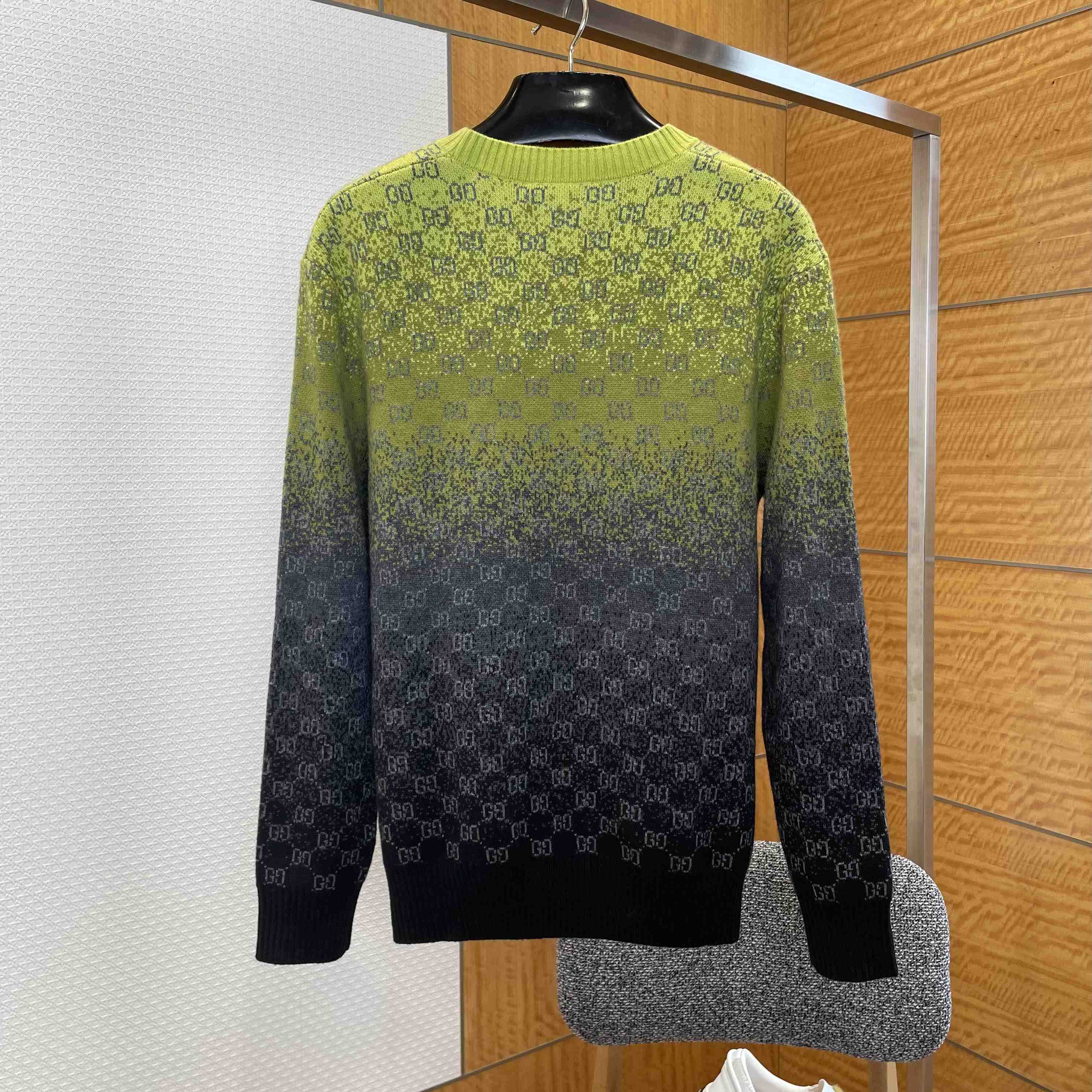 Gucci GG Wool Cashmere Jacquard Sweater - DopestKickz