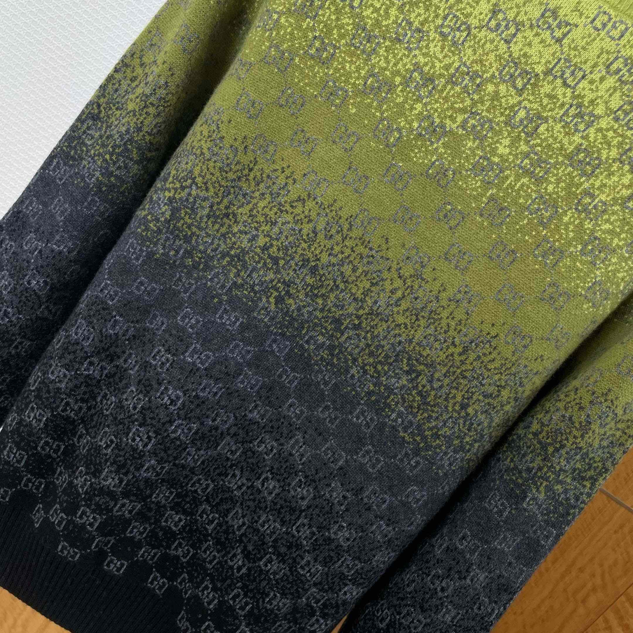 Gucci GG Wool Cashmere Jacquard Sweater - DopestKickz