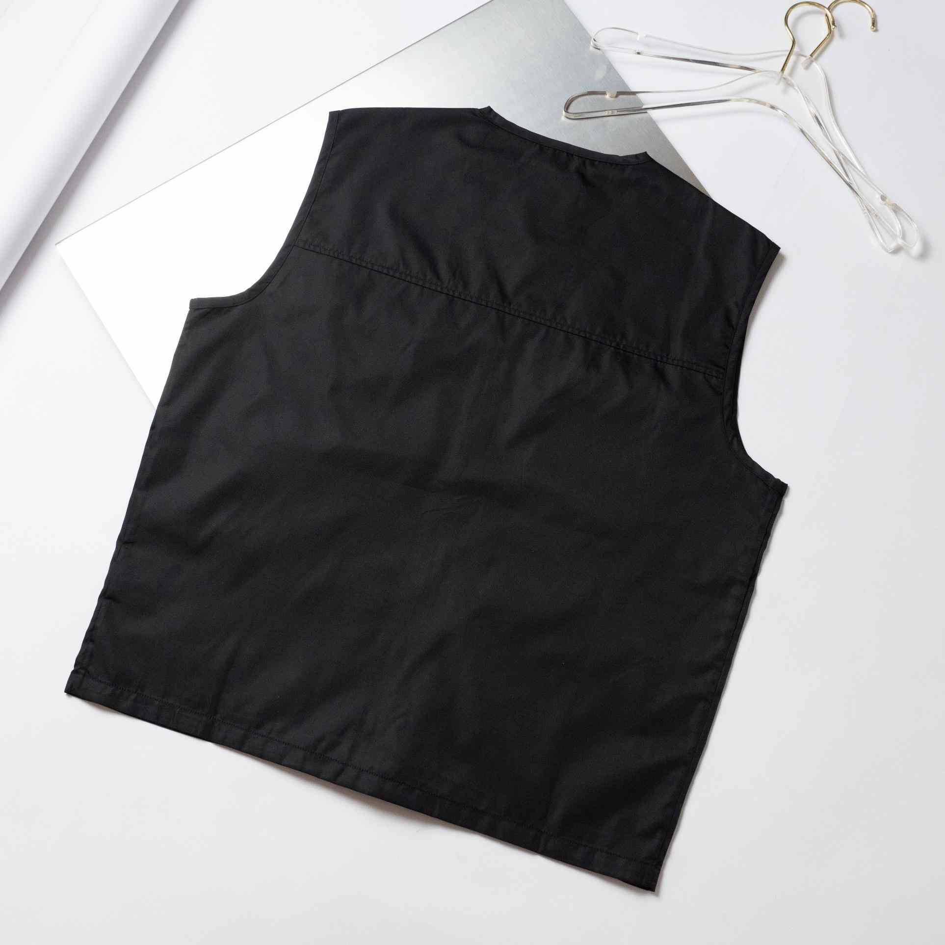 Prada Re-Nylon V-neck Vest In Black - DopestKickz
