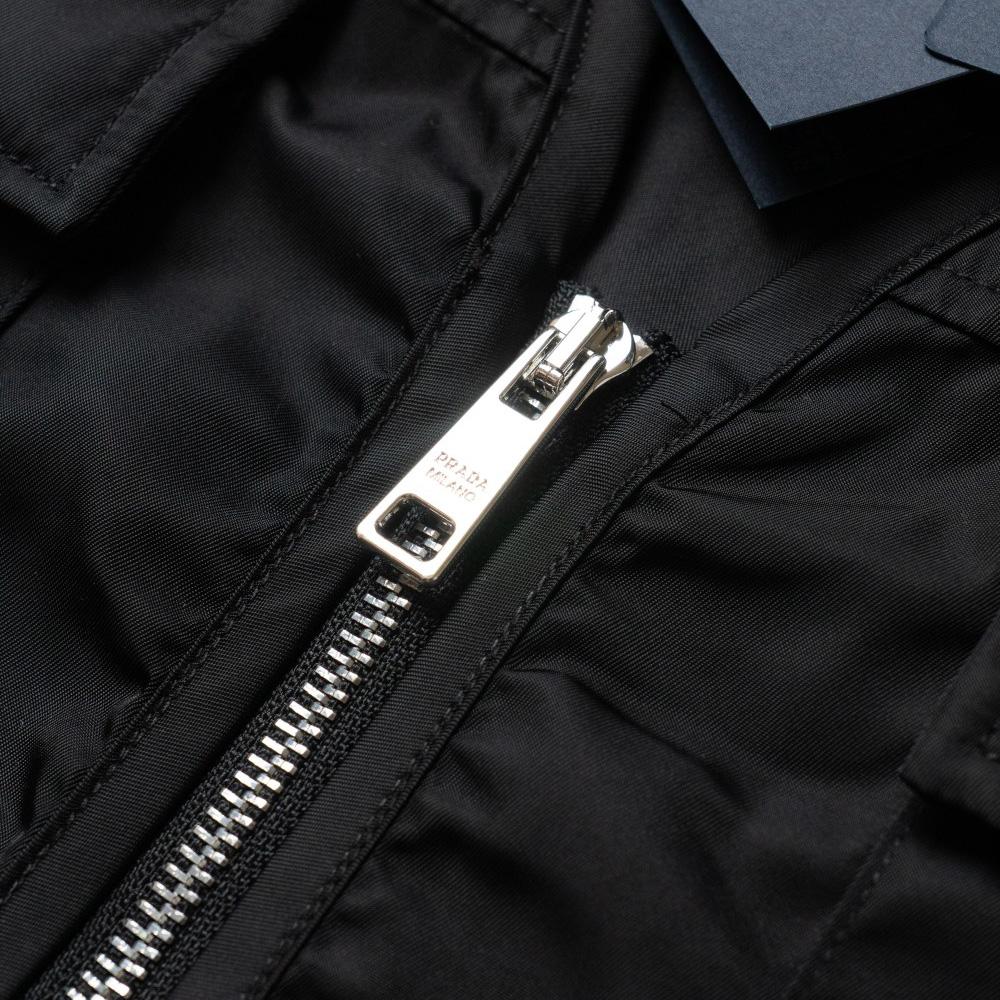 Prada Re-Nylon V-neck Vest In Black - DopestKickz