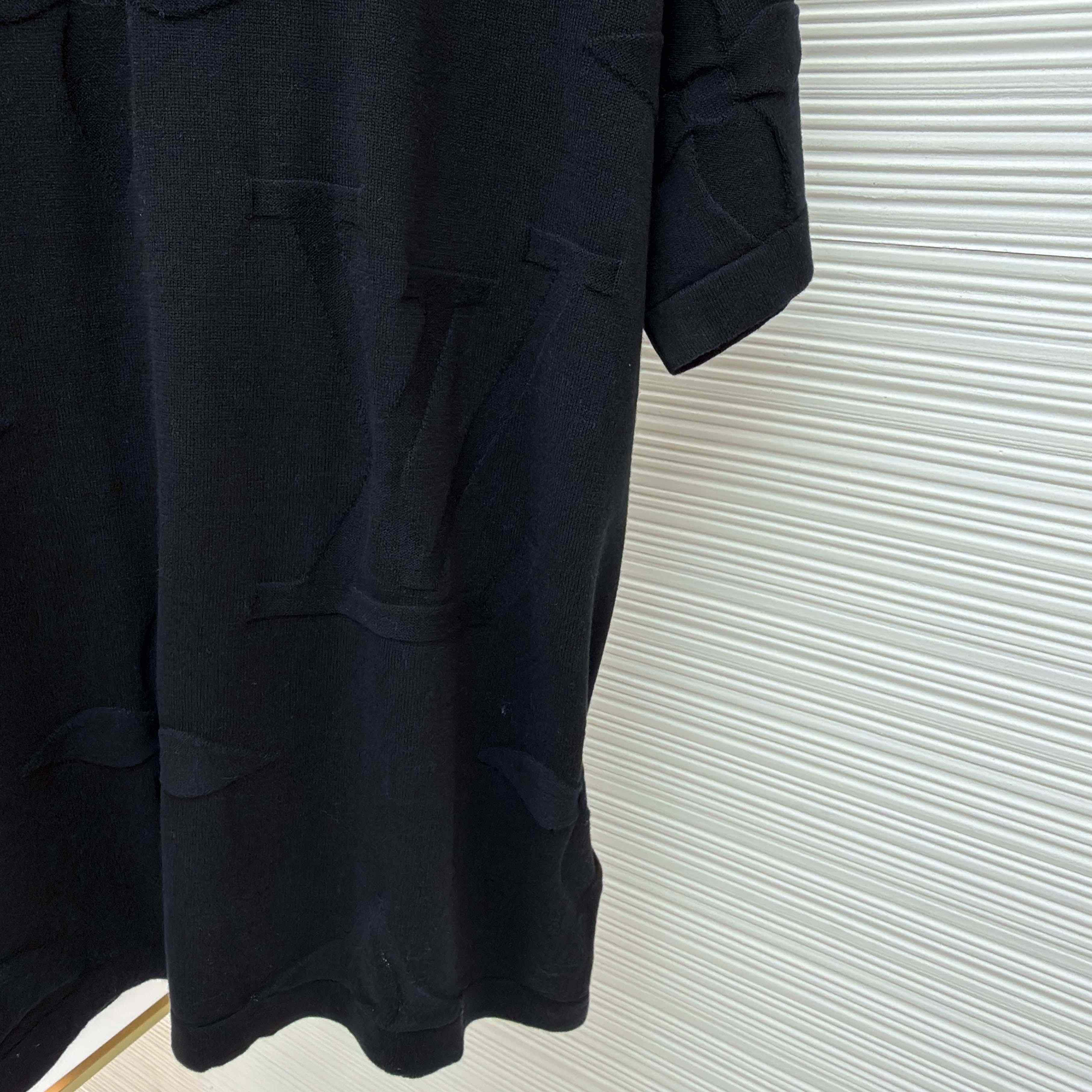 Louis Vuitton Monogram Short-Sleeved Cotton Crewneck    - DopestKickz