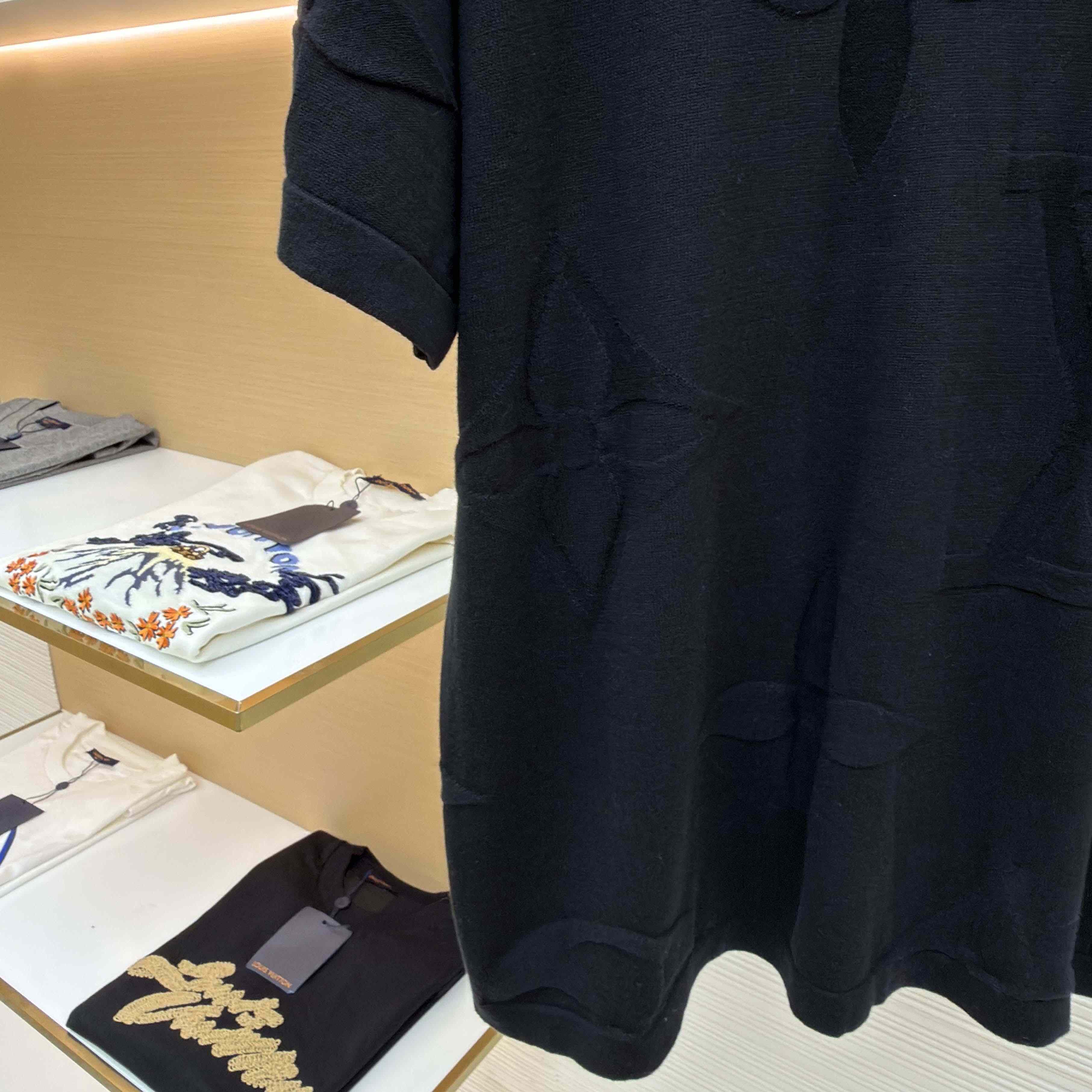 Louis Vuitton Monogram Short-Sleeved Cotton Crewneck    - DopestKickz