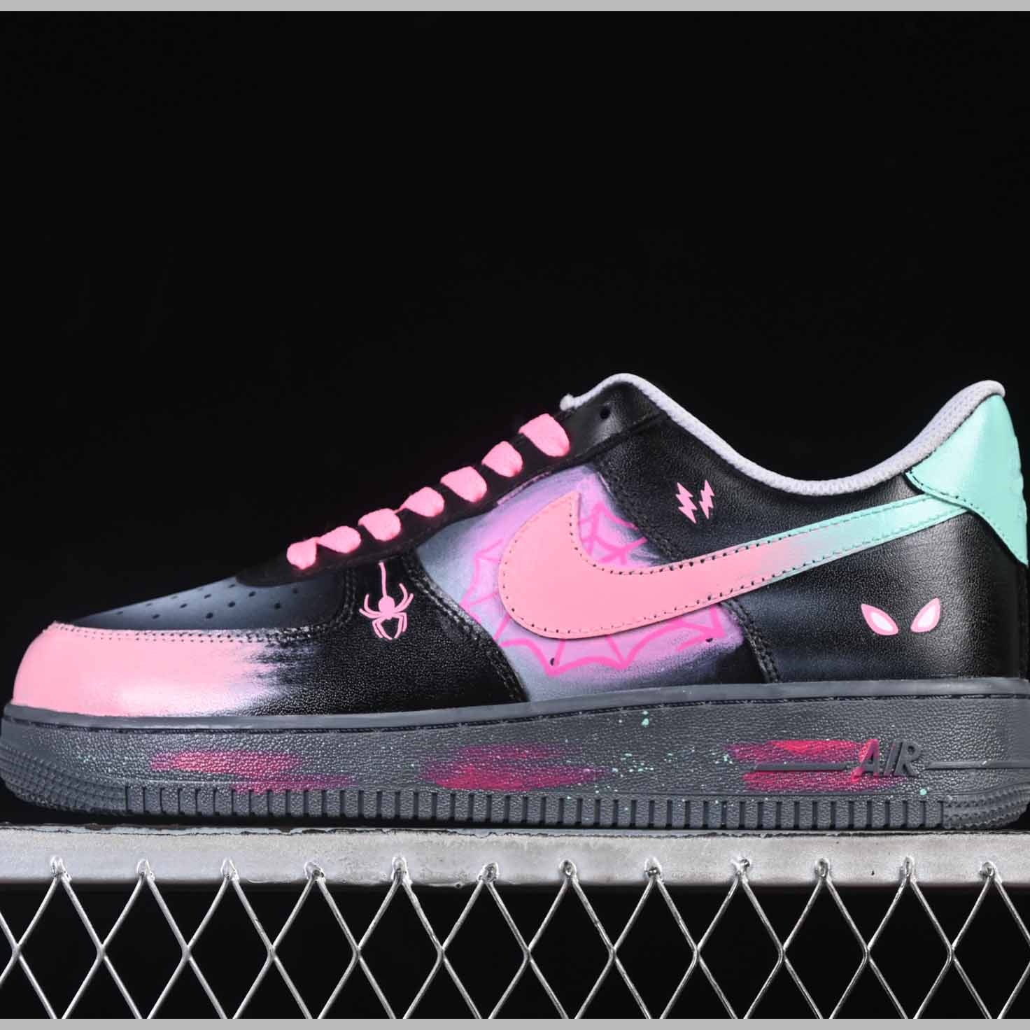 Nike Air Force 1 ’07 Low “Pink Electric Spider Shadow” YD2425-011 - DopestKickz