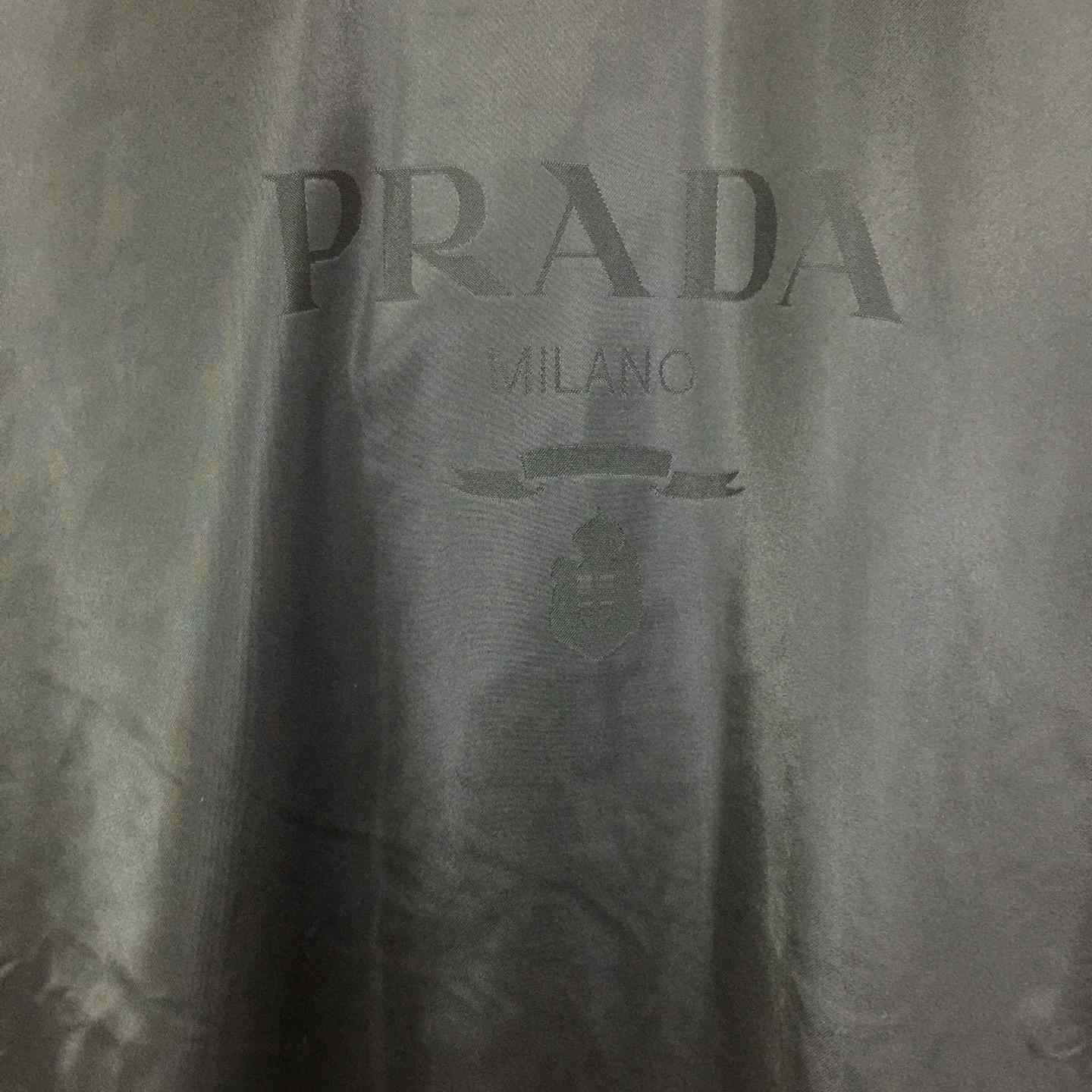 Prada Recycled Nylon Fleece-Sleeve Pullover Top - DopestKickz