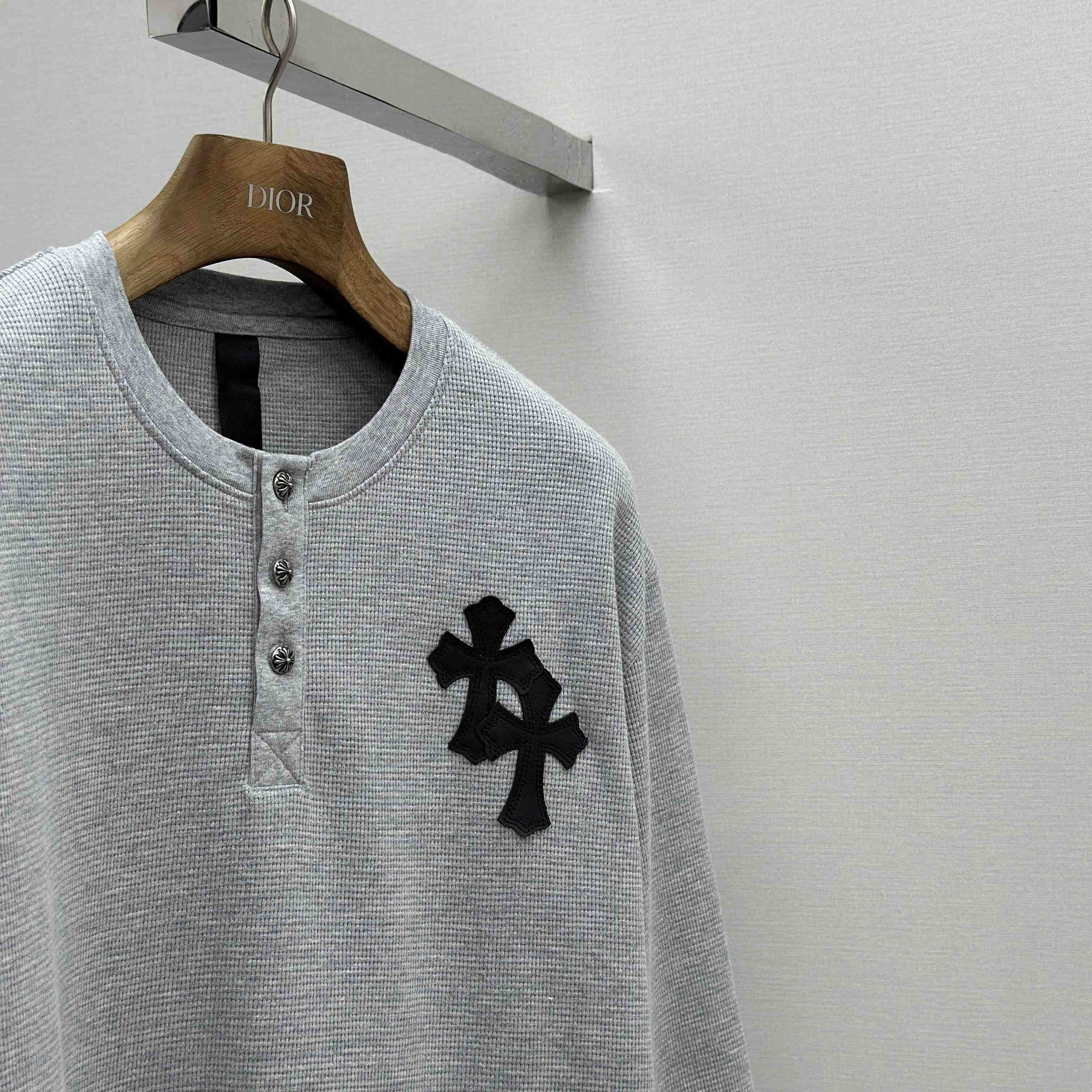 Chrome Hearts Long Sleeve Button - DopestKickz