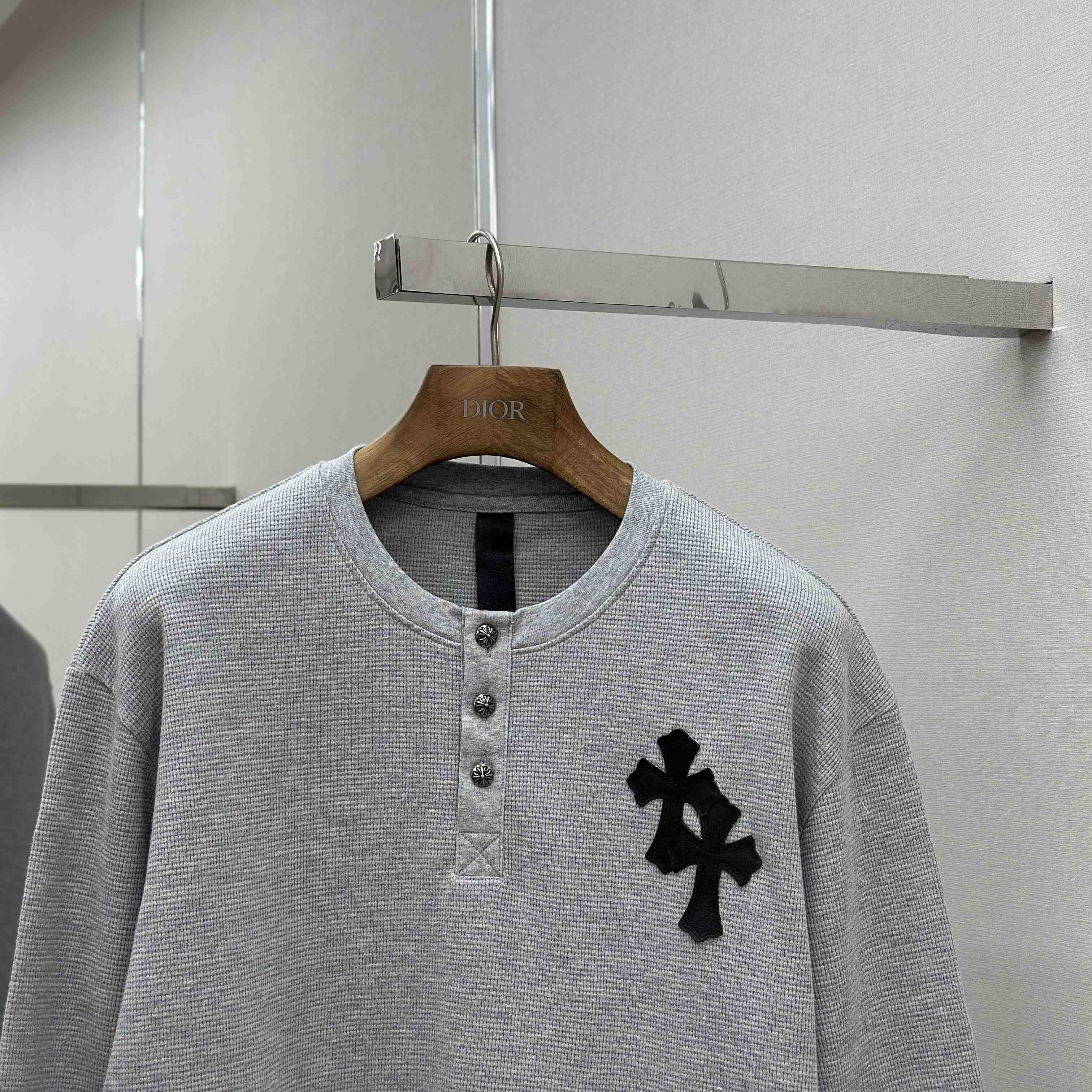 Chrome Hearts Long Sleeve Button - DopestKickz