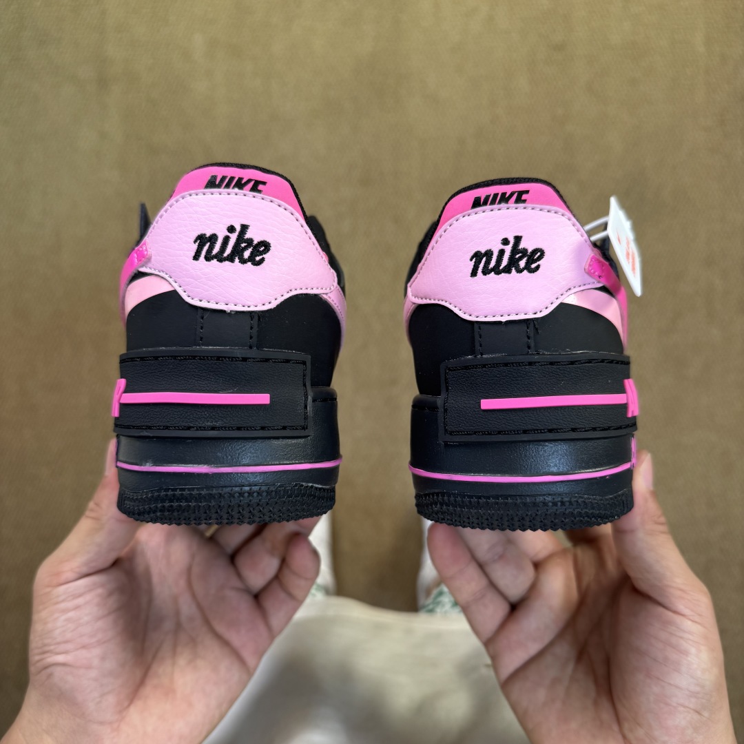 Nike Air Force 1 Shadow “Black Pink Swoosh” CI0919-006 - DopestKickz