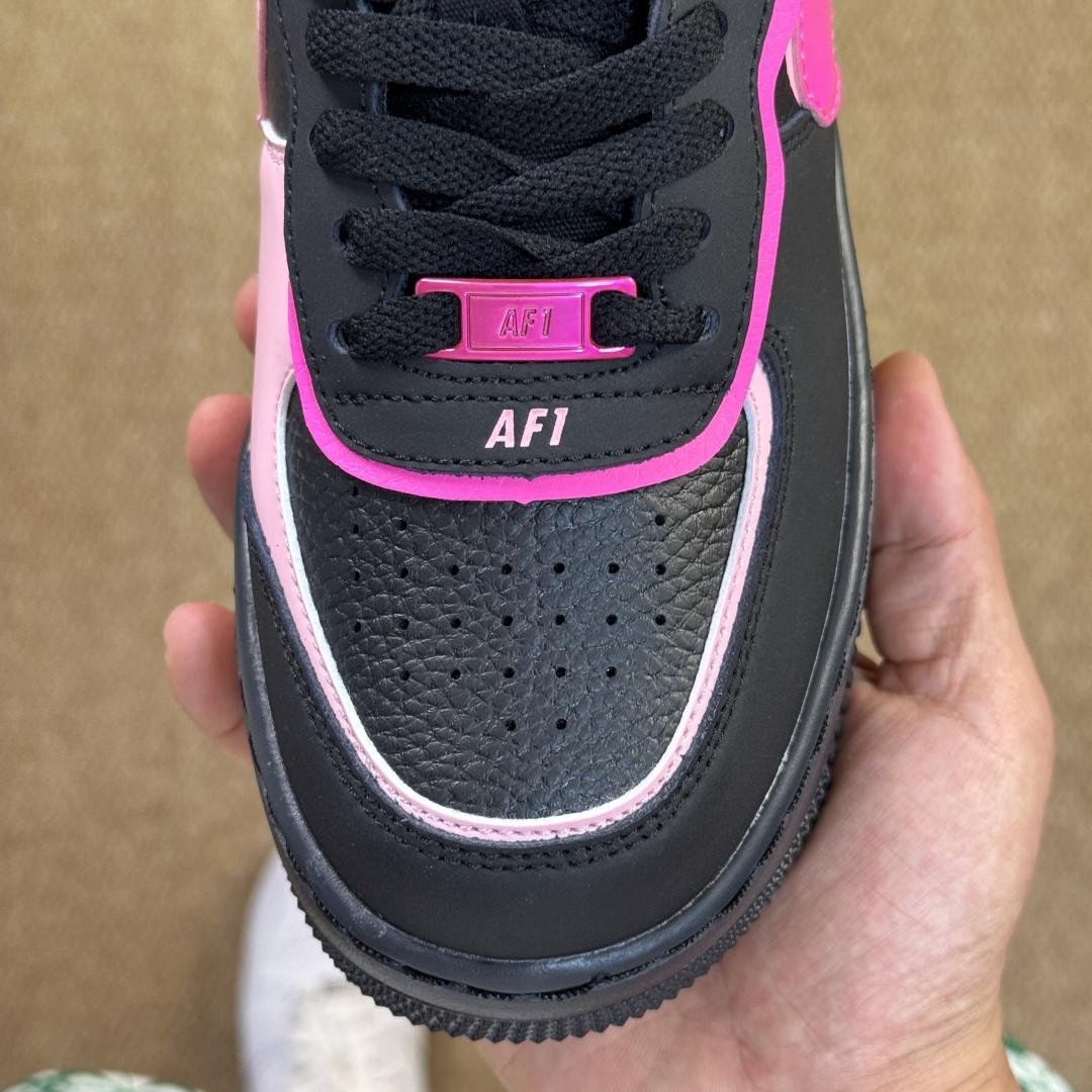 Nike Air Force 1 Shadow “Black Pink Swoosh” CI0919-006 - DopestKickz