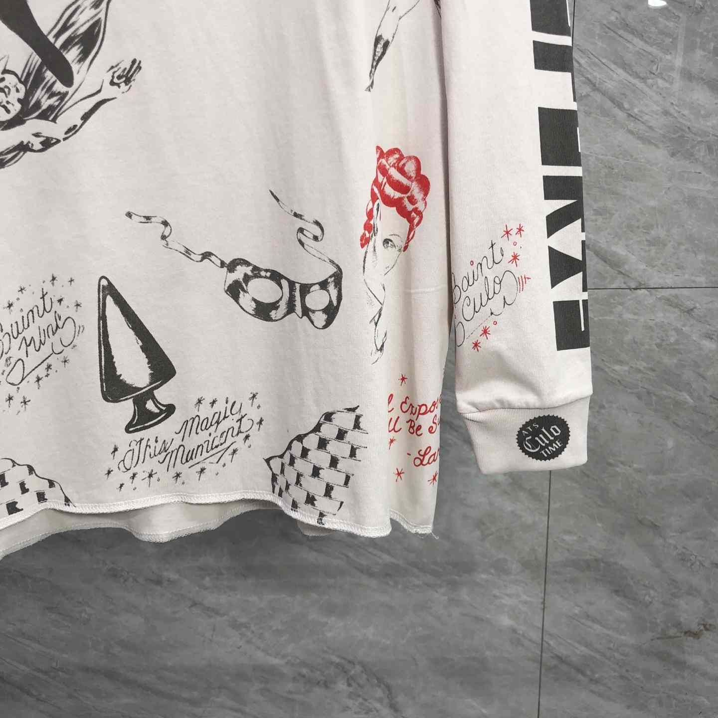 Saint Michael x Alexis Ross ALX LS Tee Drawing  - DopestKickz