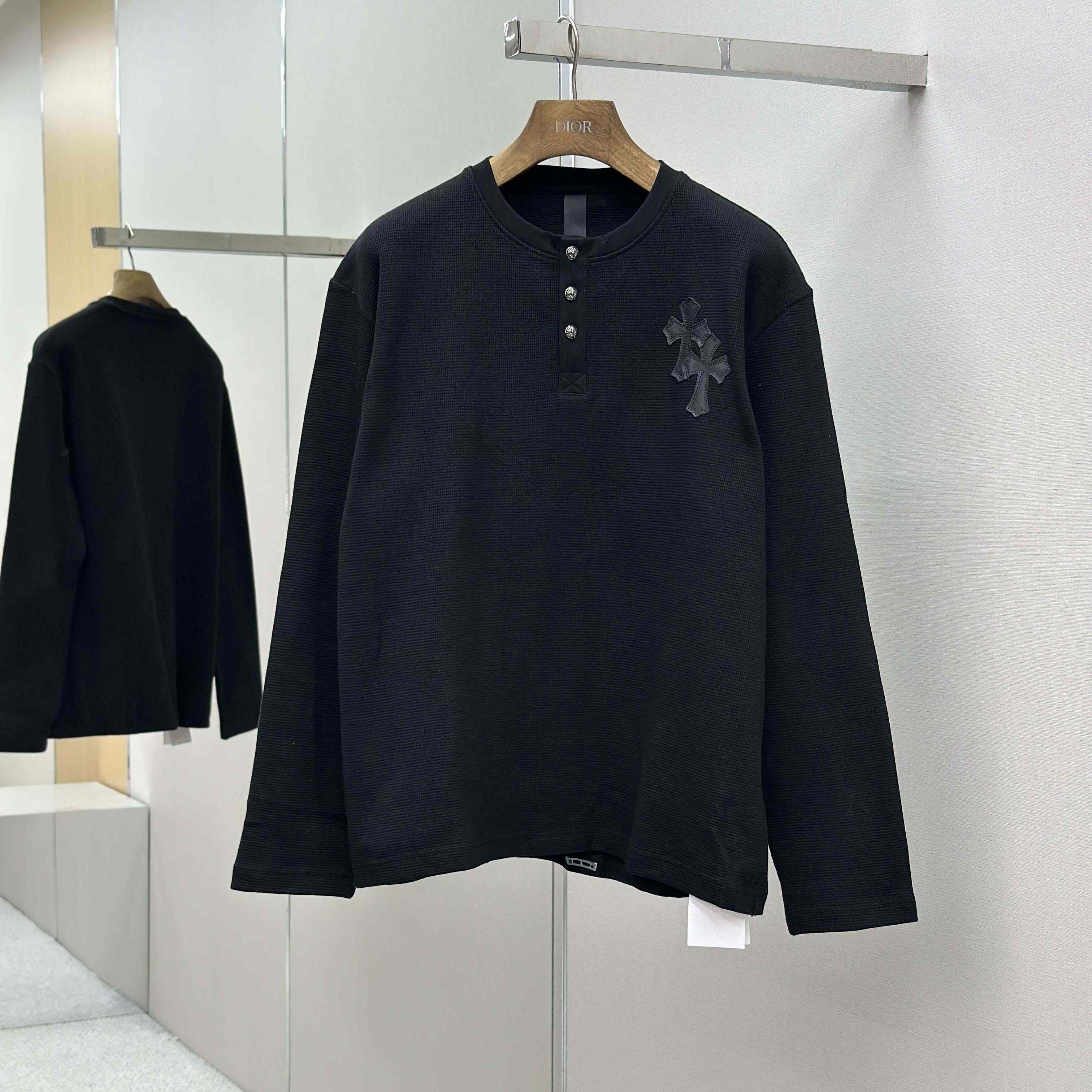 Chrome Hearts Long Sleeve Button - DopestKickz