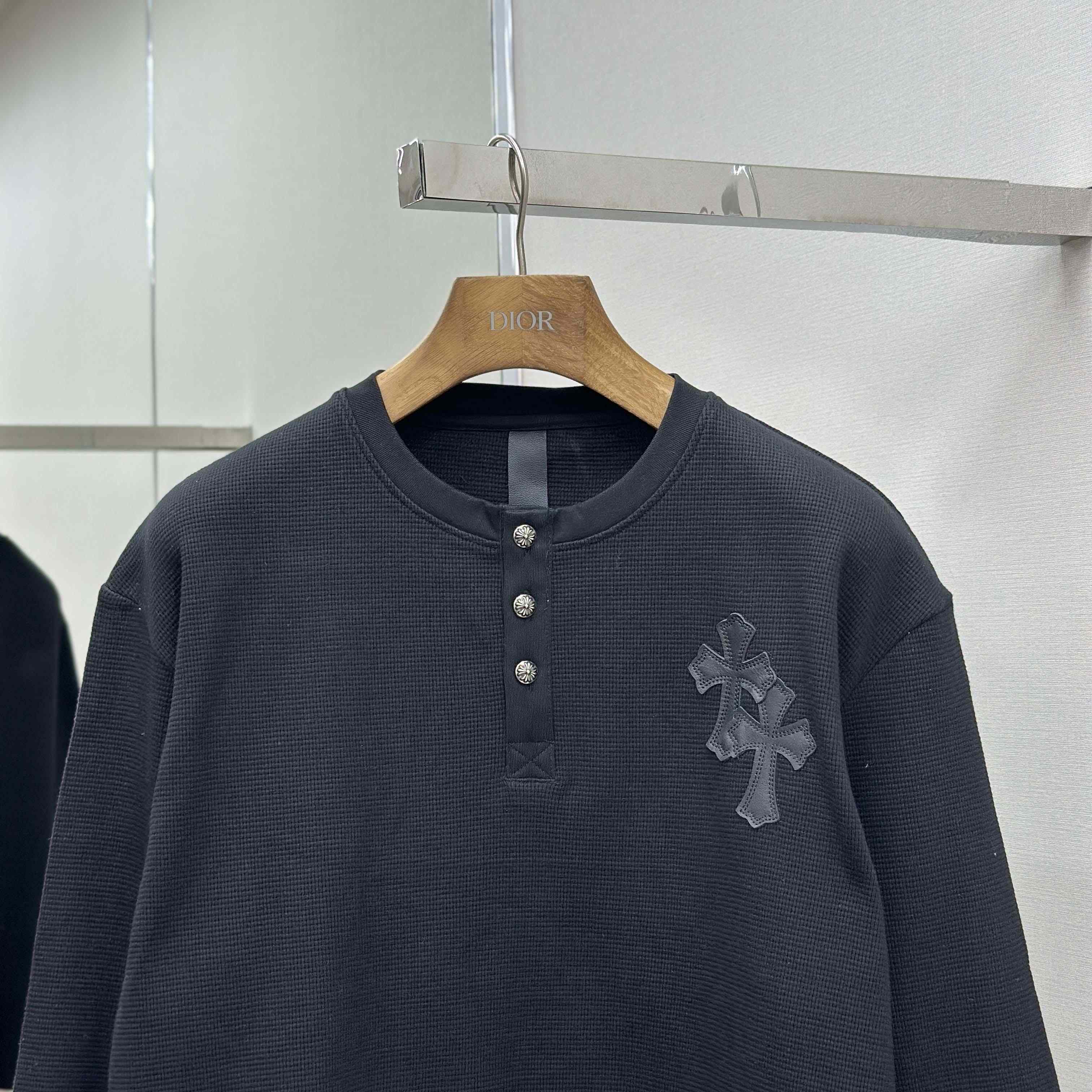 Chrome Hearts Long Sleeve Button - DopestKickz