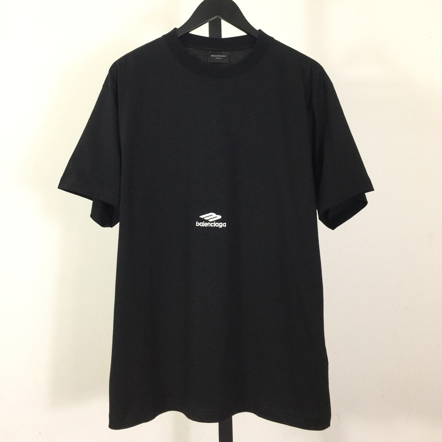 Balenciaga 3B Sports Icon T-Shirt In Washed Black Dry Fleece - DopestKickz