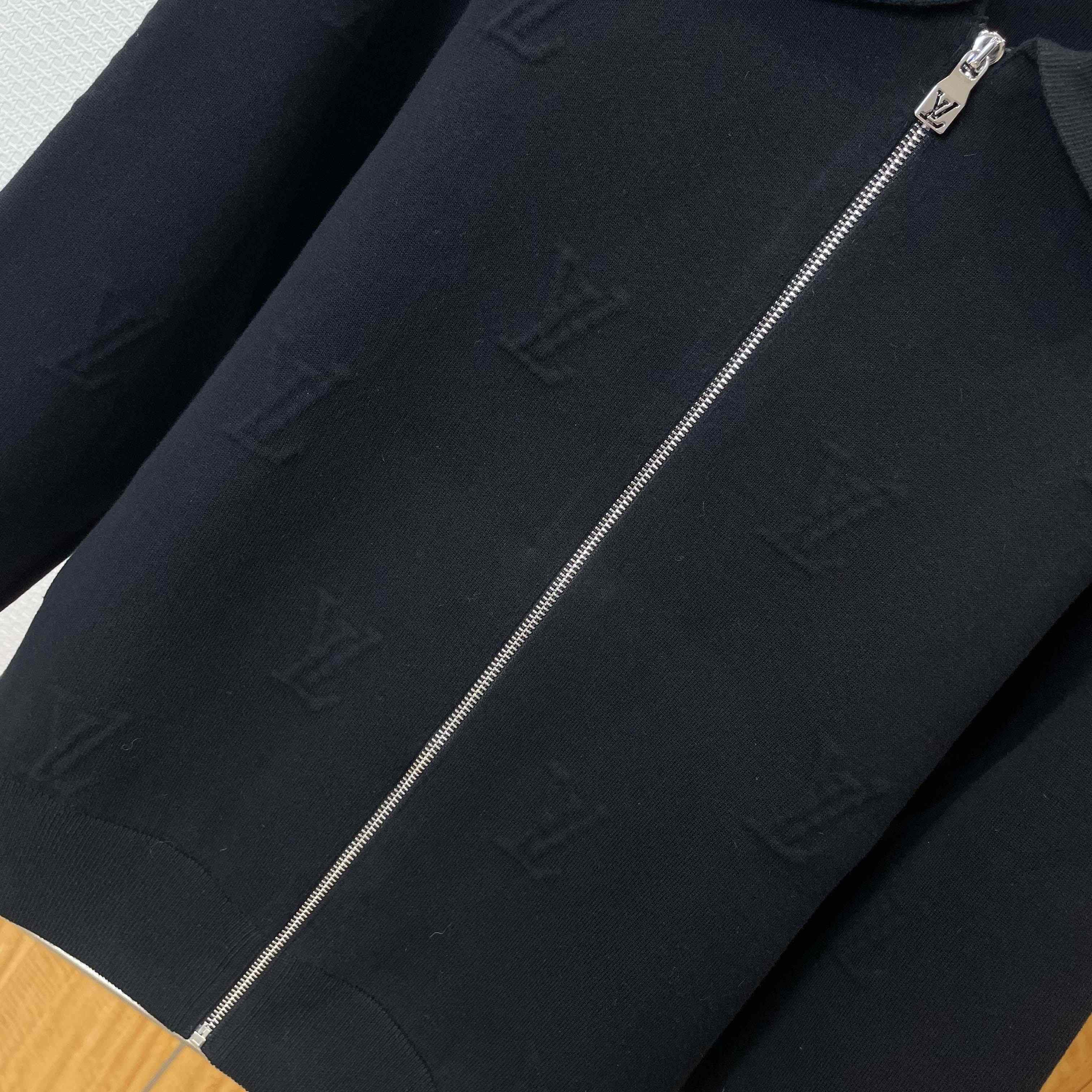 Louis Vuitton LV Blason Embossed Wool Blouson   1AFYEKC - DopestKickz